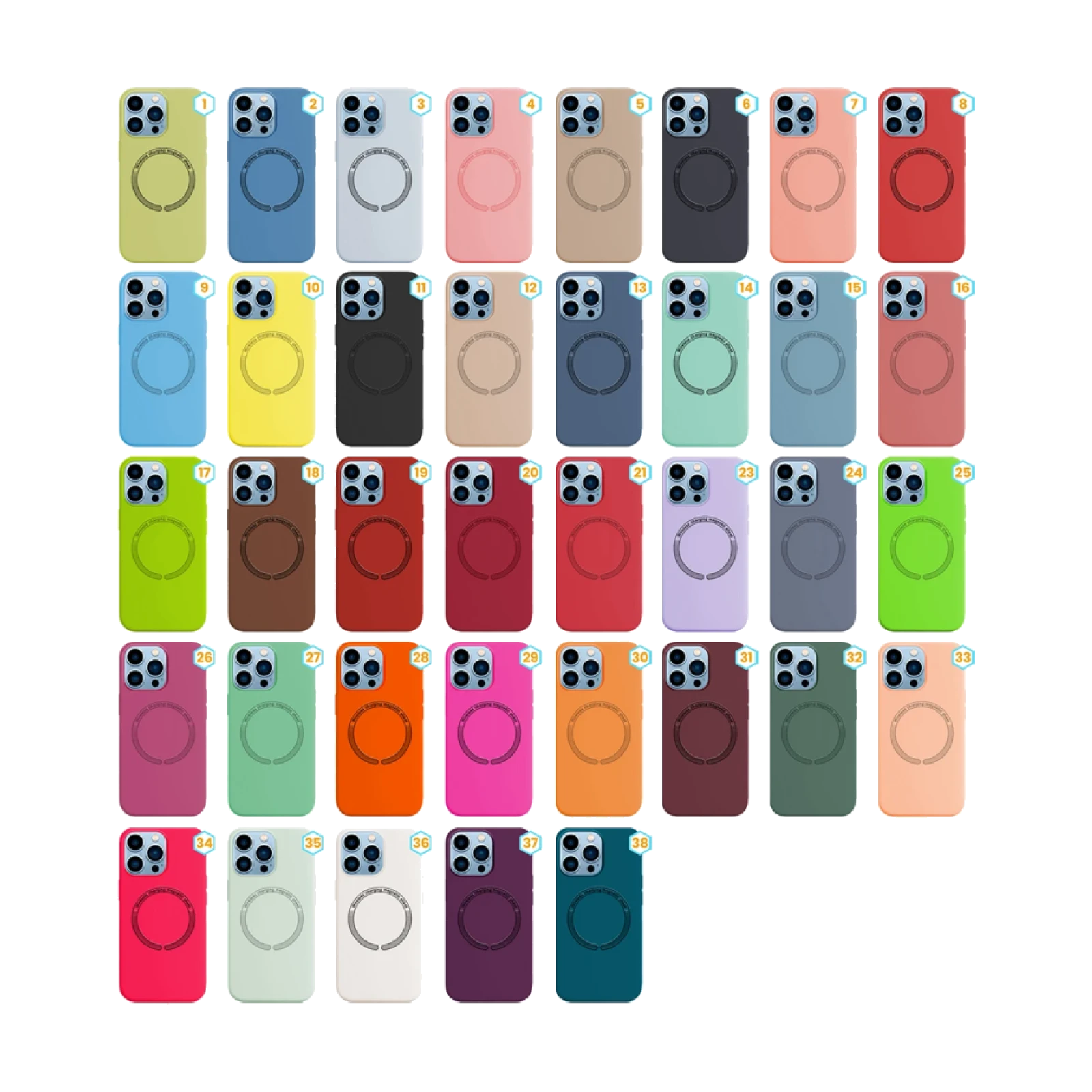 Funda Silicona Liquida con Magsafe para iPhone 13 Pro Max