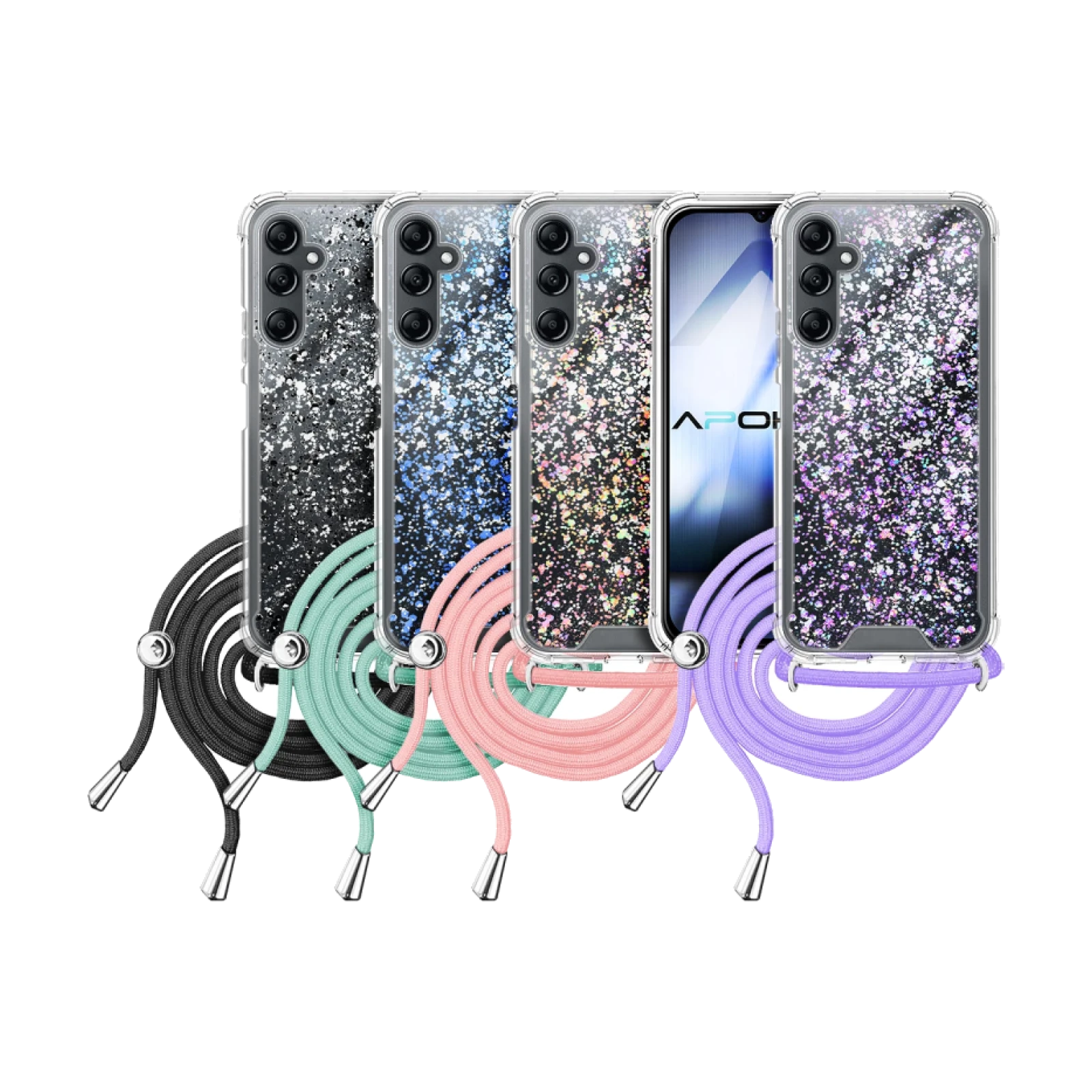 Funda Gel transparente con Cordón Samsung Galaxy A14 5G