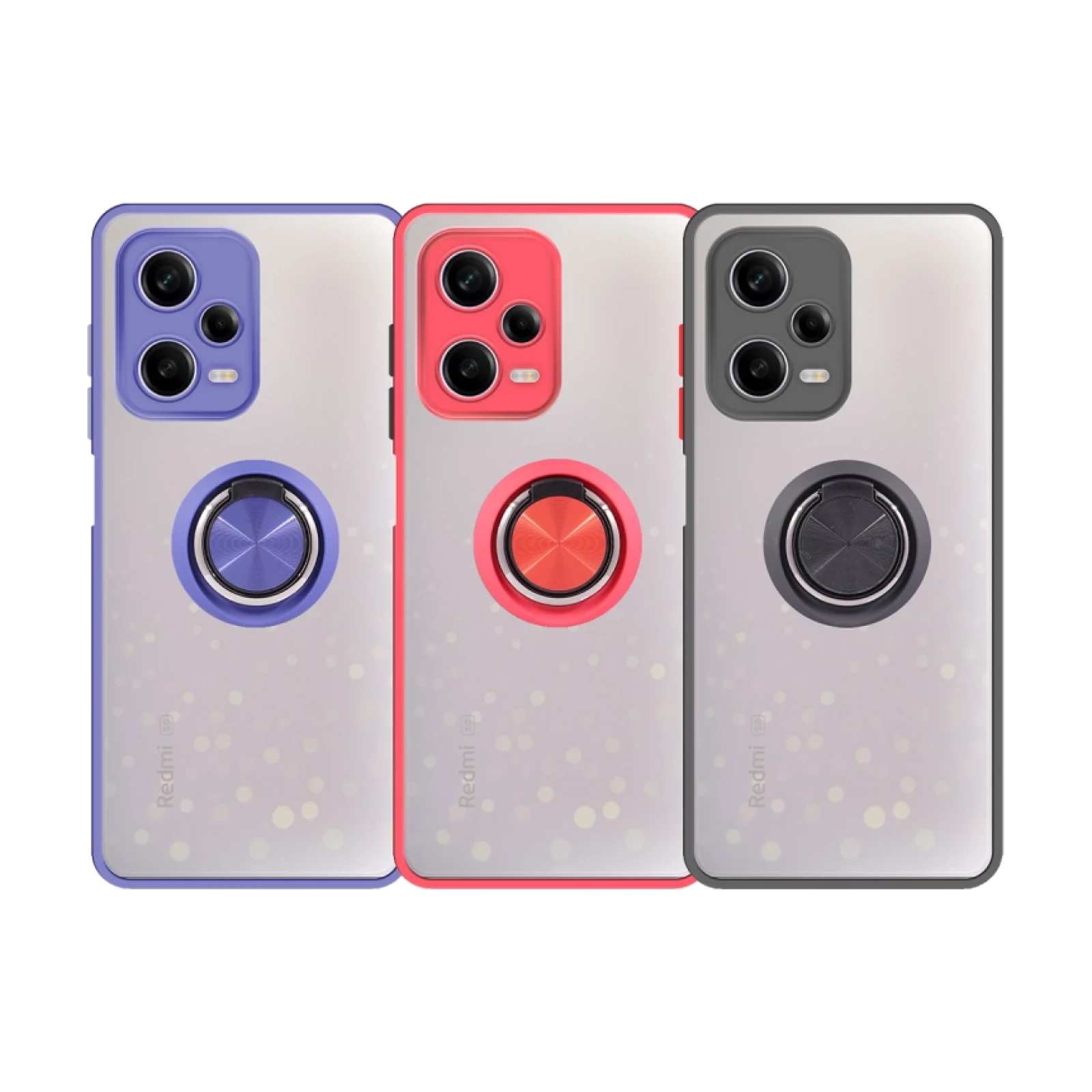 Funda Gel Xiaomi Redmi Note 12 Pro Iman con soporte Smoked