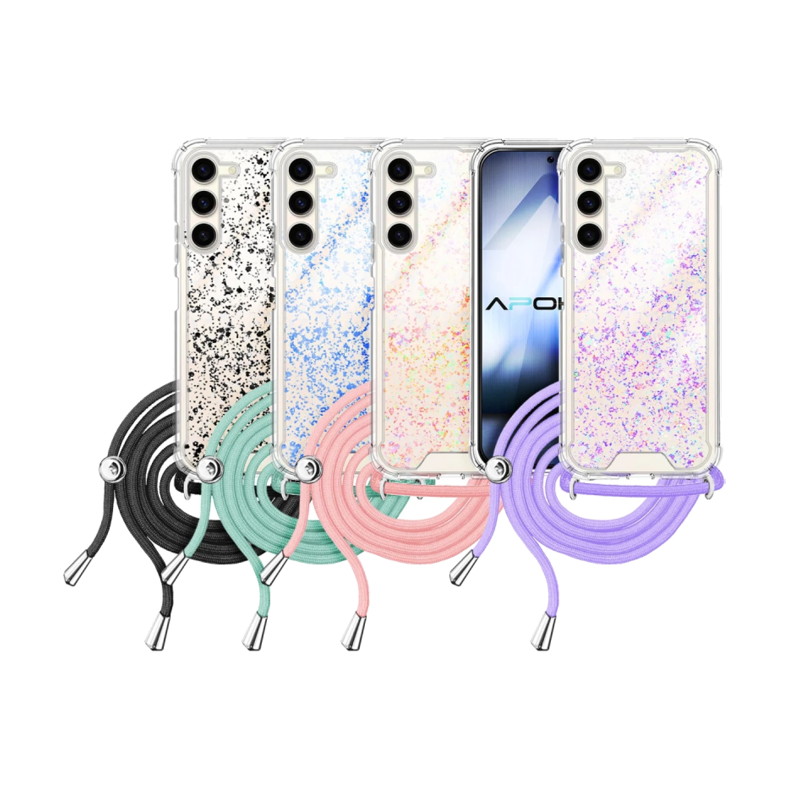 Funda Gel transparente con Cordón Samsung Galaxy S23 Plus