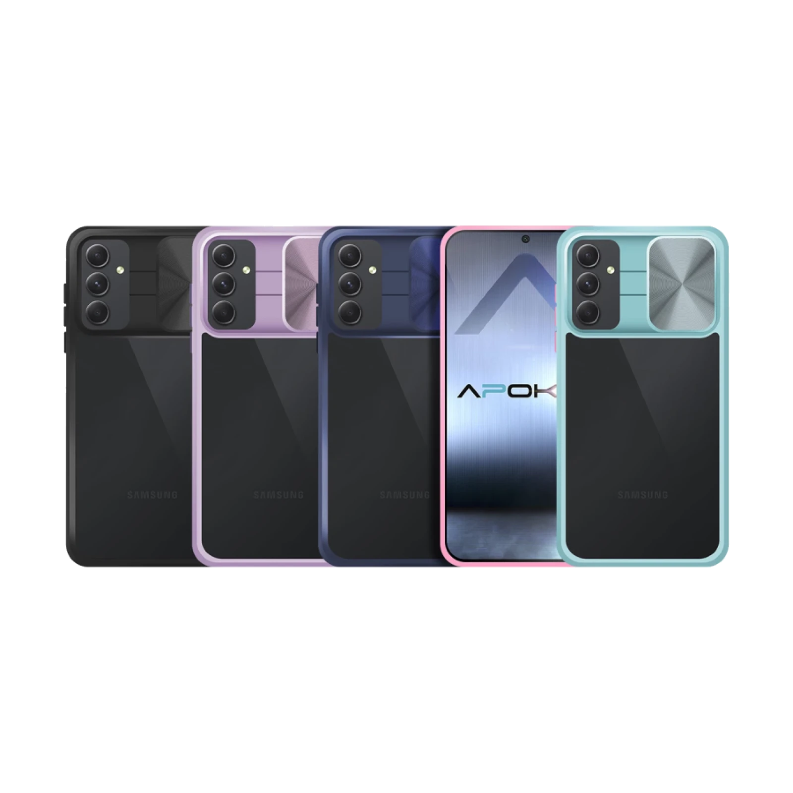 Funda Premium Anti-Golpe Gel Samsung Galaxy A54 5G con Cámara Cubierta Deslizante