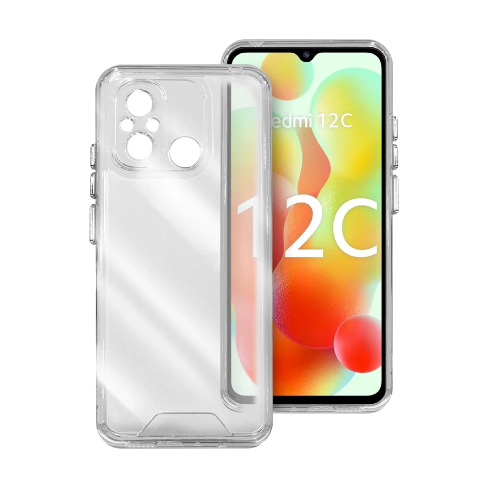 Funda Transparente Acrilico Duro Xiaomi Redmi 12C/11A Case Space