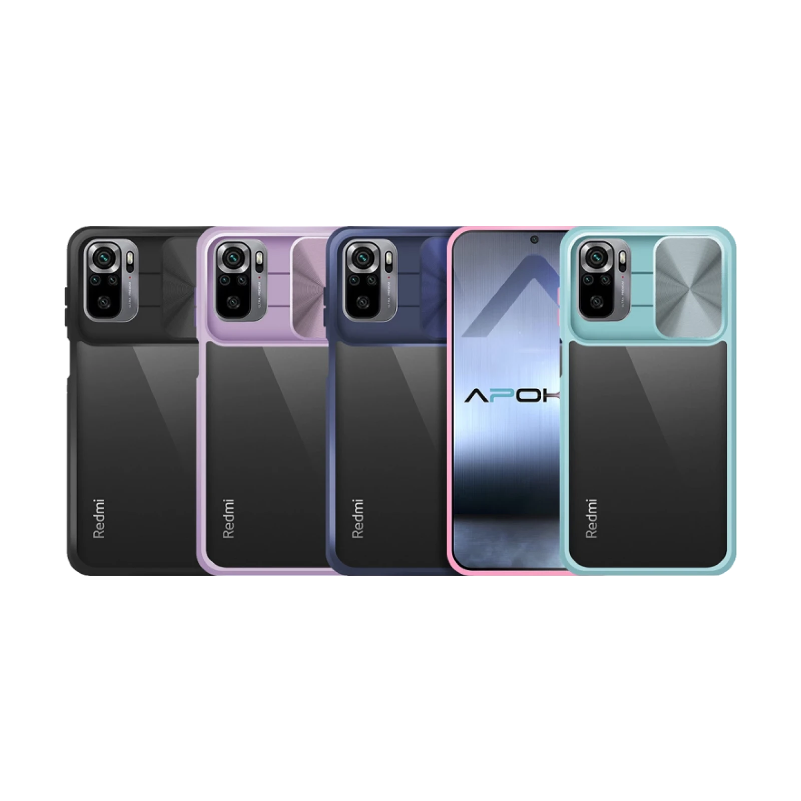 Funda Premium Anti-Golpe Gel Xiaomi Redmi Note 10/10s con Cámara Cubierta Deslizante