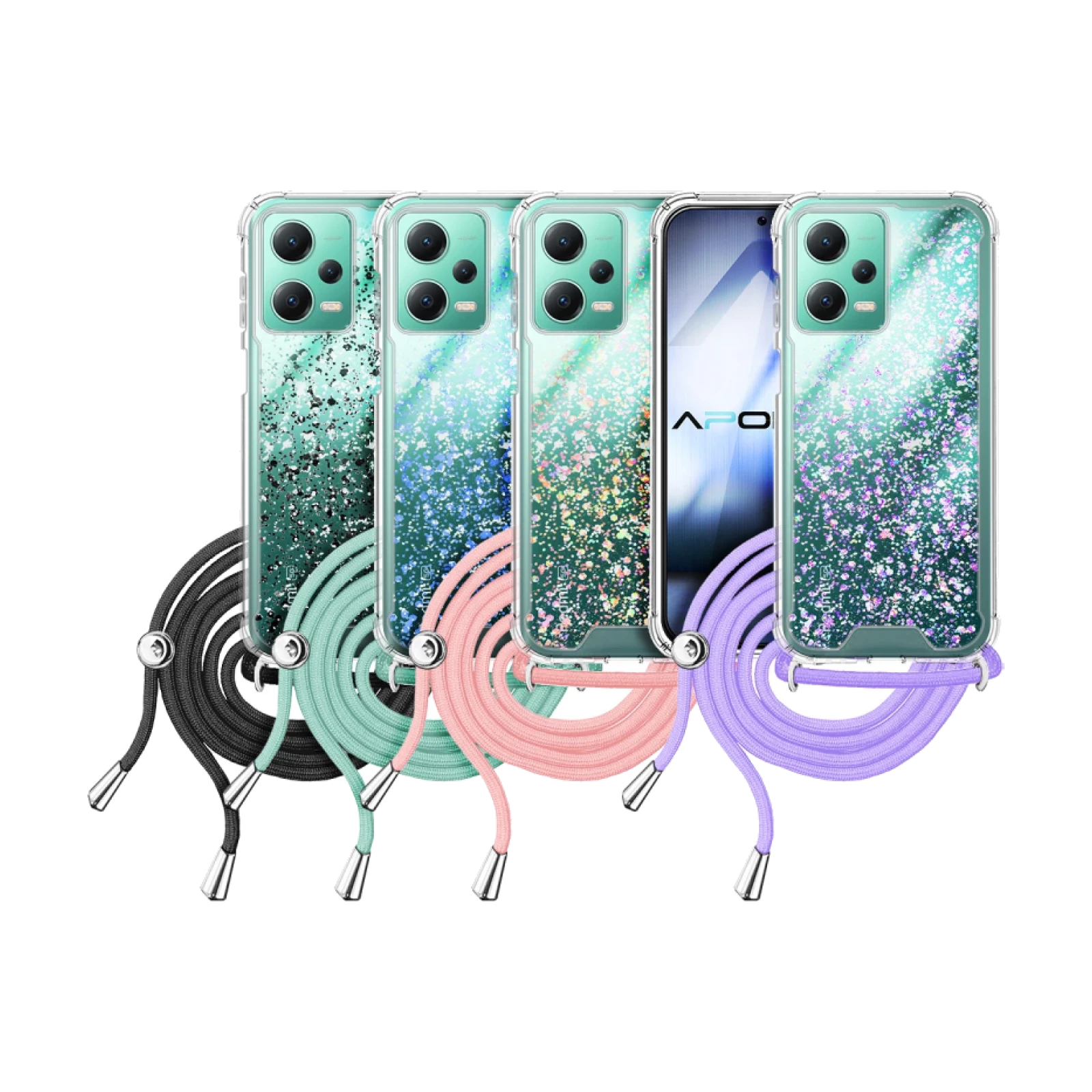 Funda Gel transparente con Cordón Xiaomi Redmi Note 12 5G/Poco X5