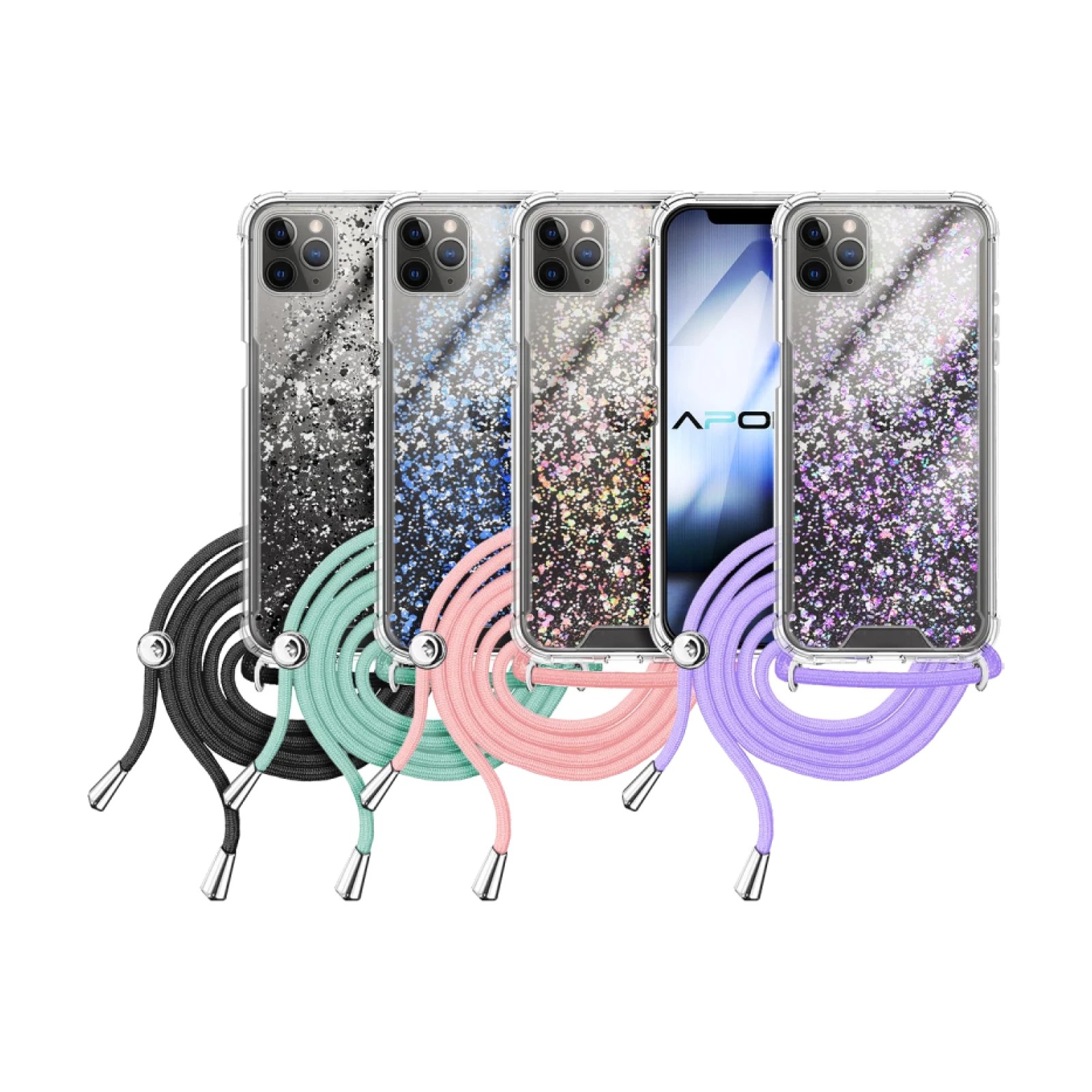 Funda Gel transparente con Cordón iPhone 11 Pro Max