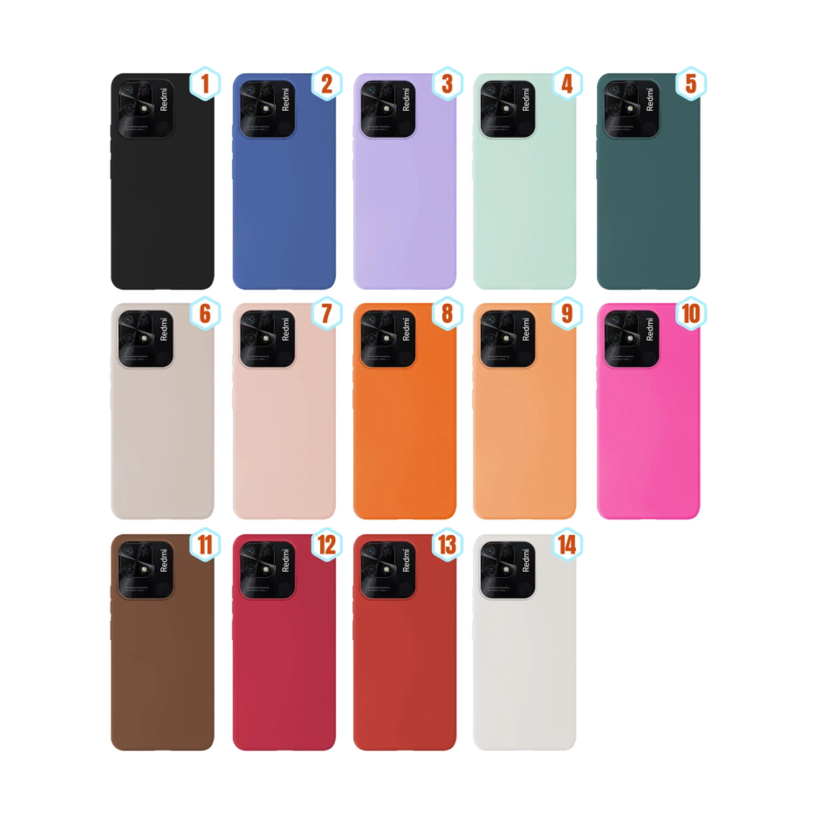Funda Silicona Liquida Efecto Piel Xiaomi Redmi 10C