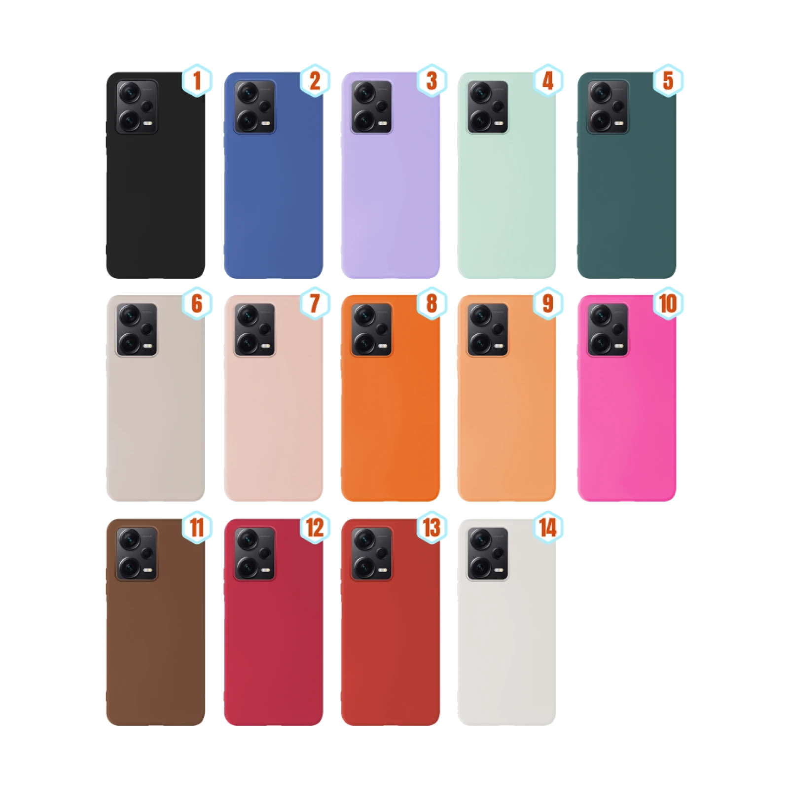 Funda Silicona Liquida Efecto Piel Xiaomi Redmi Note 12 5G