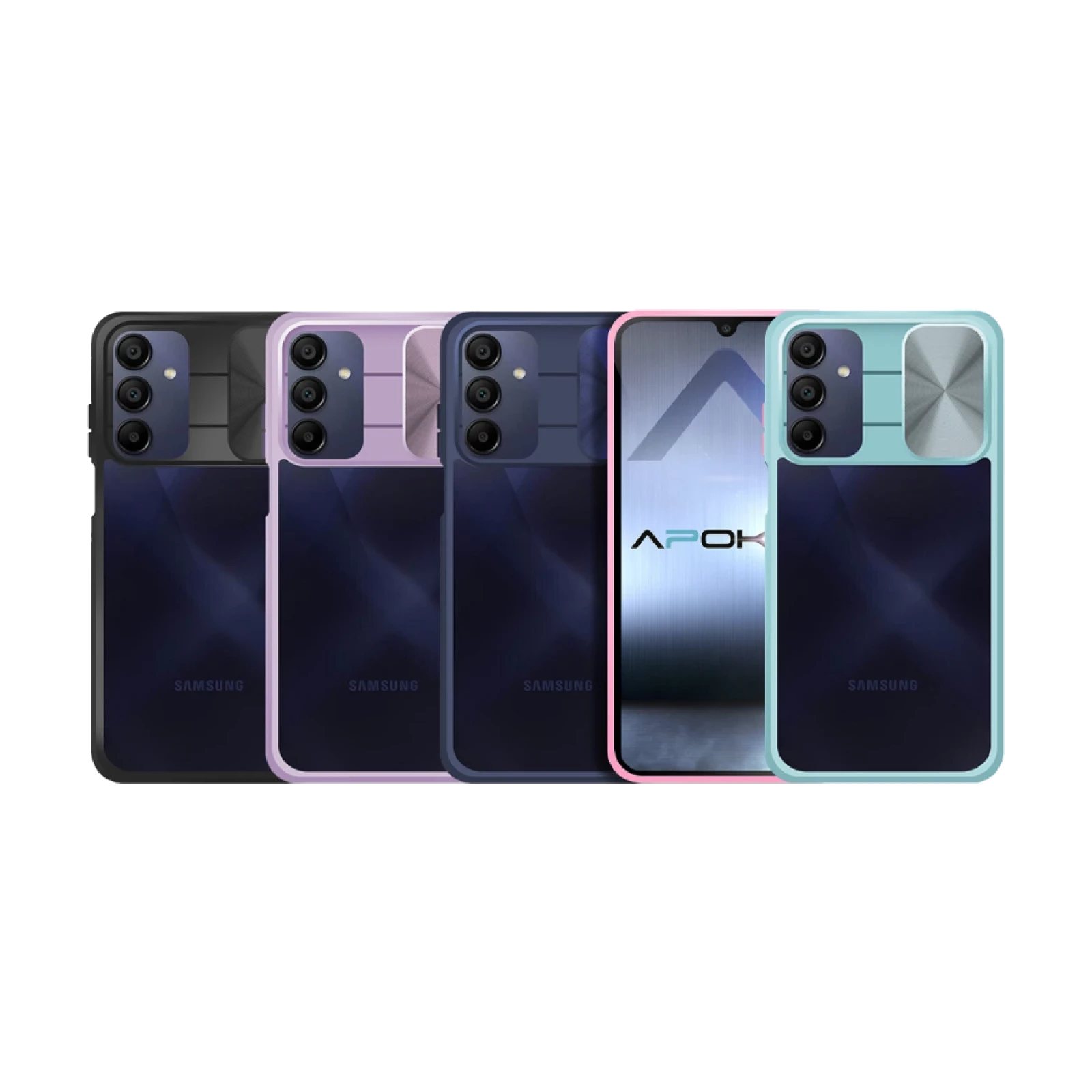 Funda Premium Anti-Golpe Gel Samsung Galaxy S24 FE con Cámara Cubierta Deslizante