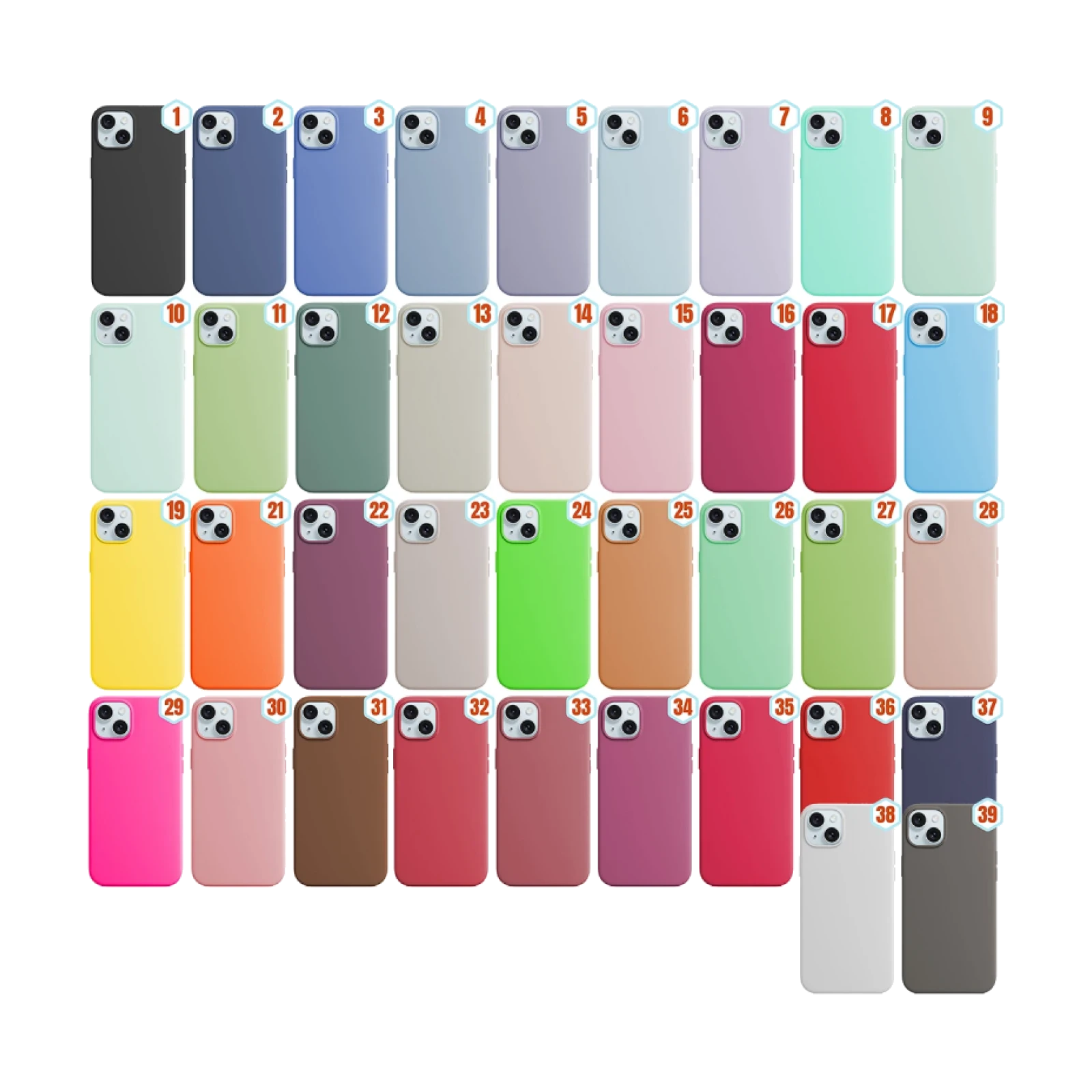 Funda Silicona Liquida Efecto Piel iPhone 13/14