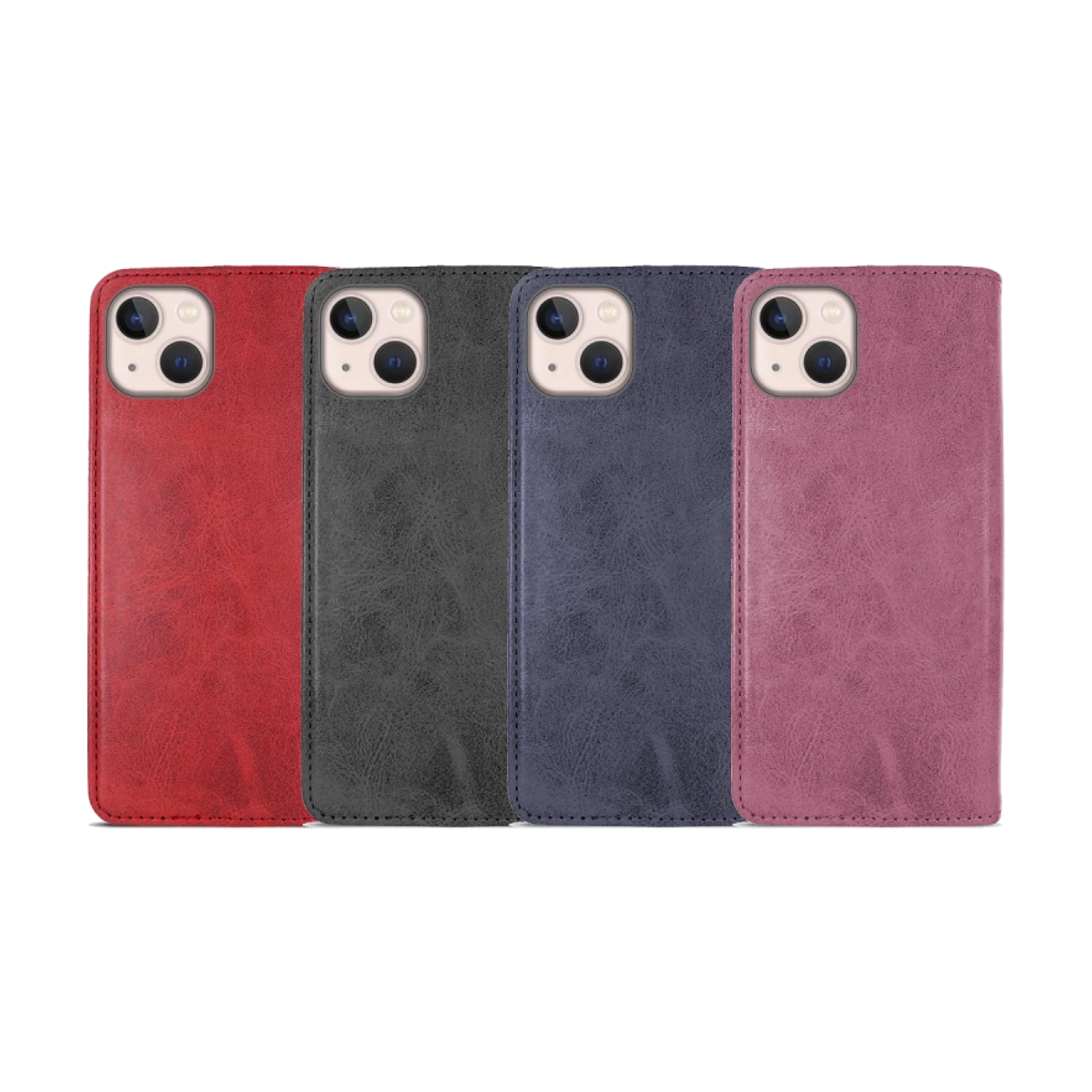Funda Tapa con Tarjetero iPhone 15 Plus Polipiel