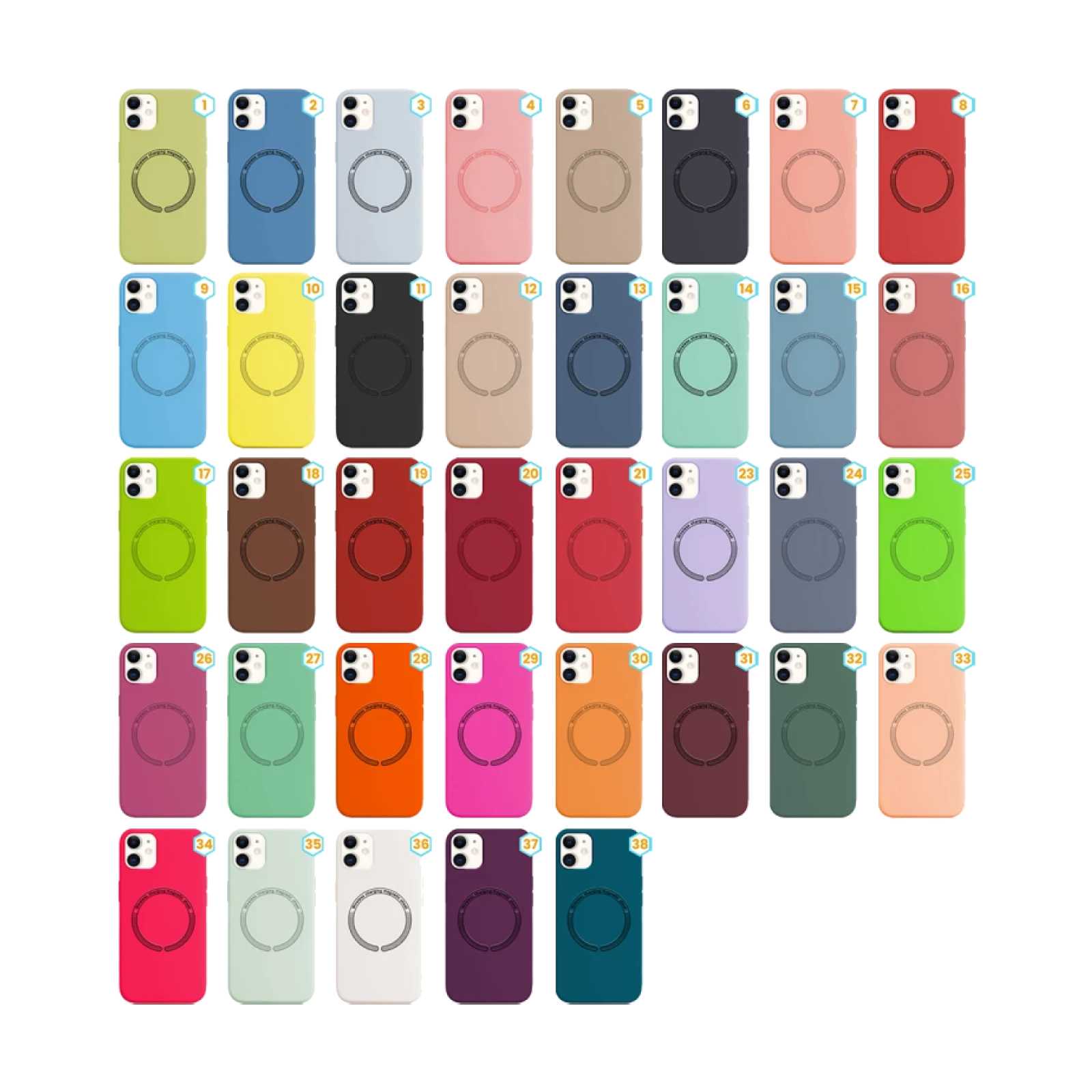 Funda Silicona Liquida con Magsafe para iPhone 11