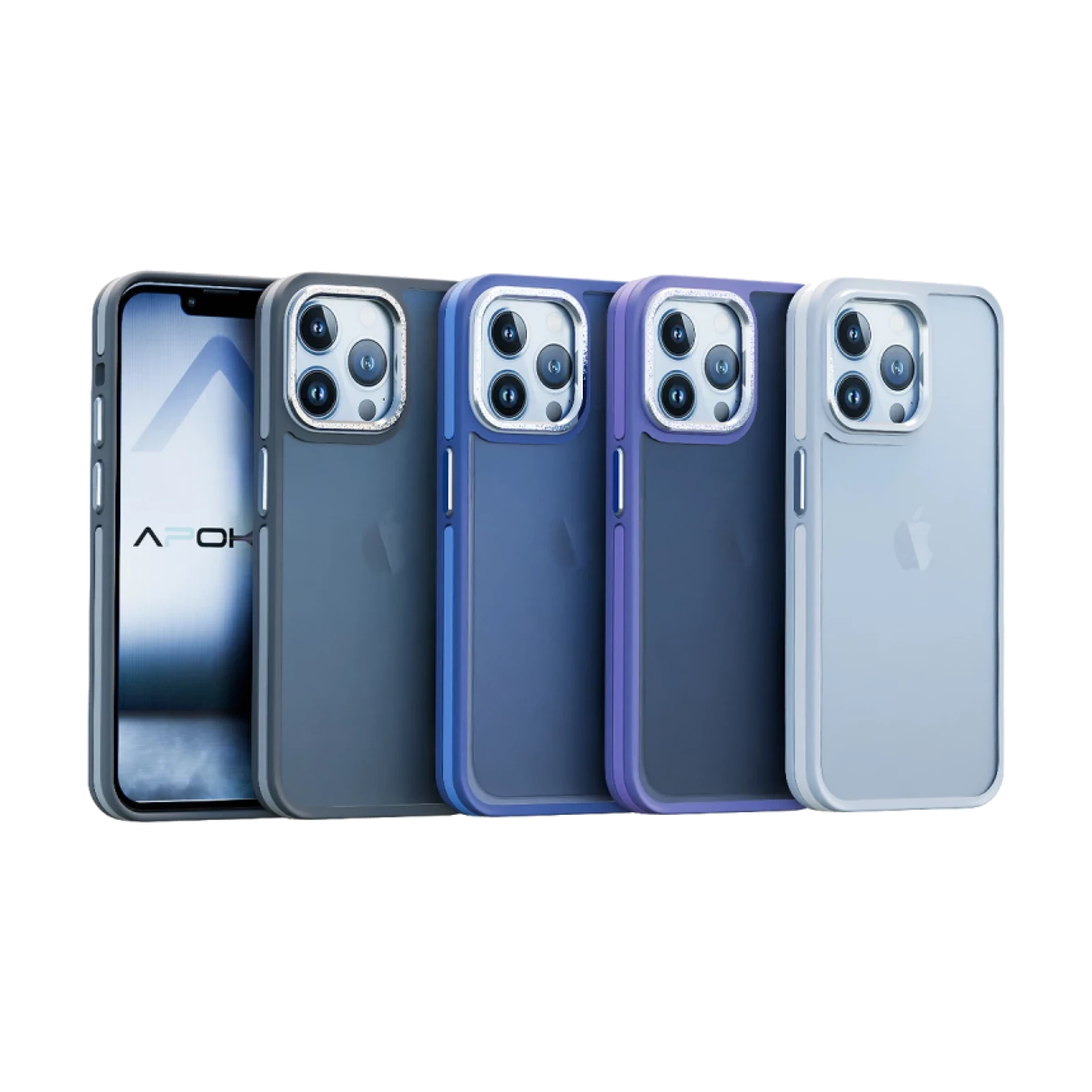 Funda Premium Smoked Aluminio para Iphone 13 Pro