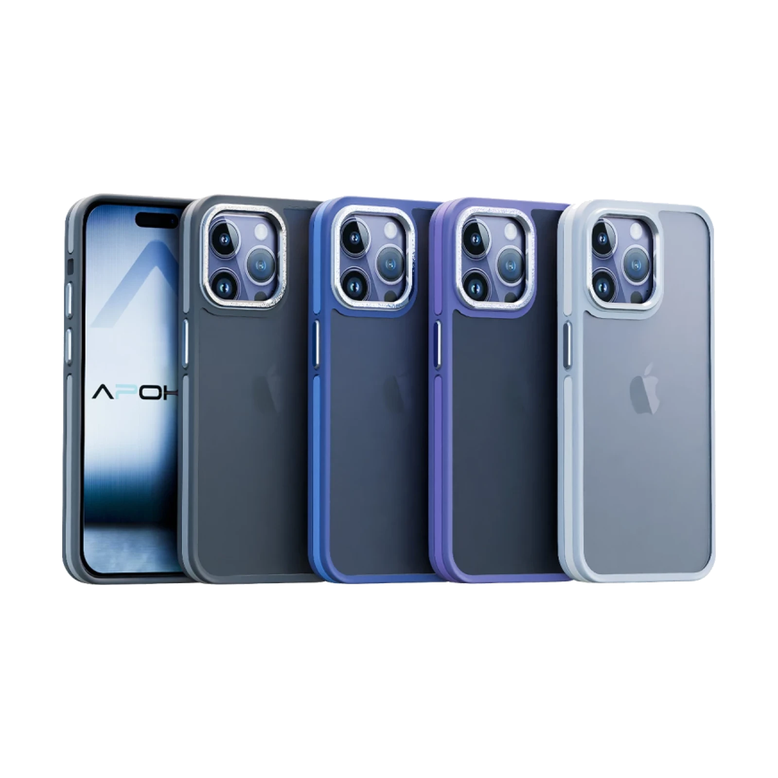 Funda Premium Smoked Aluminio para Iphone 14 Pro