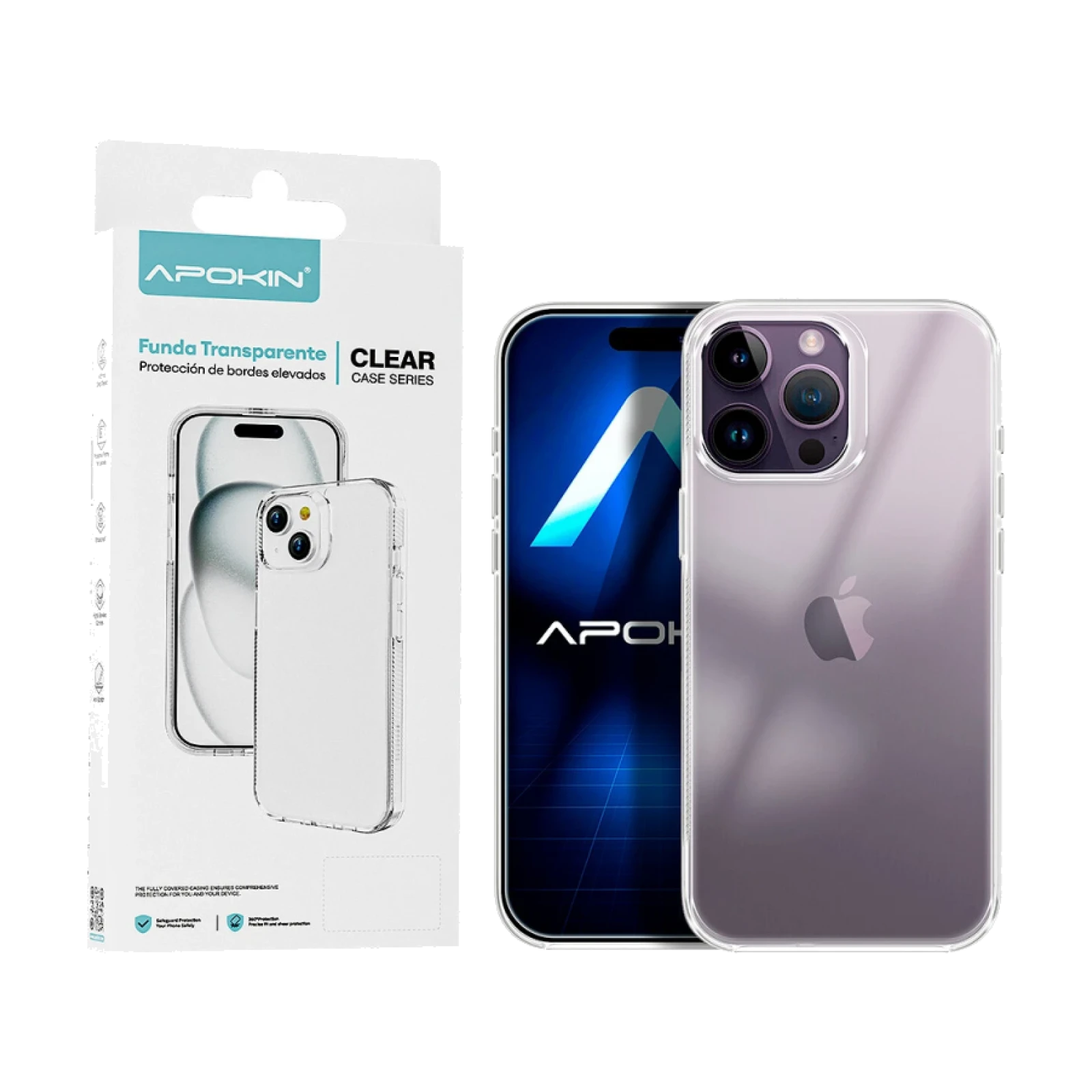 Funda Transparente ABR Antigolpe Premium iPhone 14 Pro Max