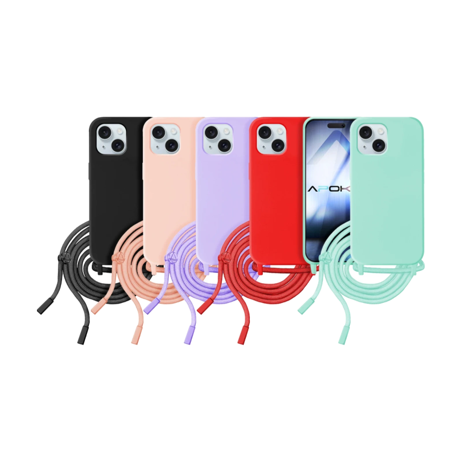 Funda suave con Cordon Iphone 15 Plus
