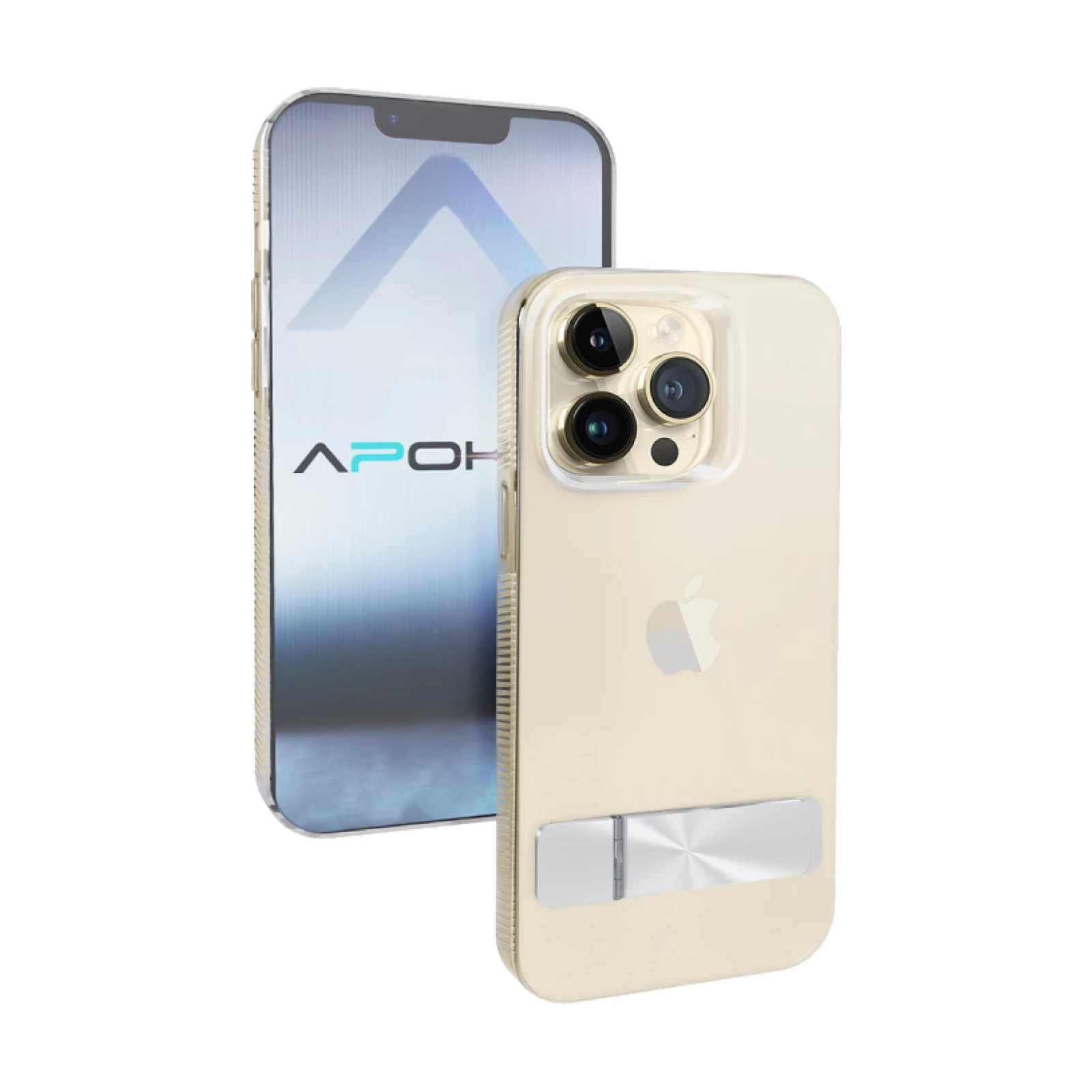 Funda transparente ABR con Soporte para iPhone 13 Pro
