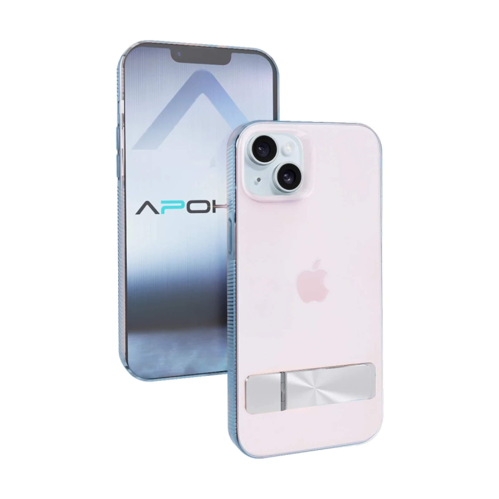 Funda transparente ABR con Soporte para iPhone 15