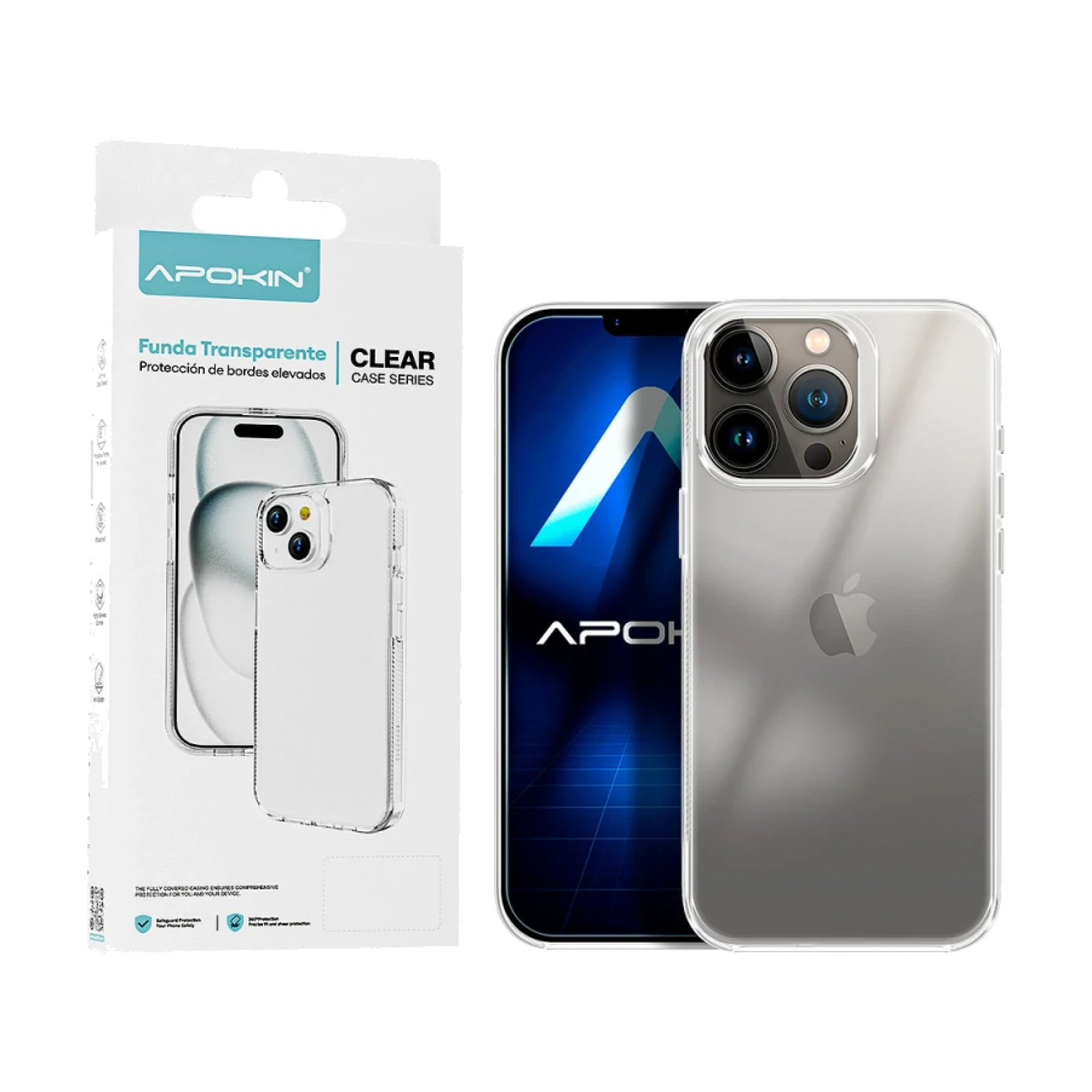 Funda Transparente ABR Antigolpe Premium iPhone 13 Pro