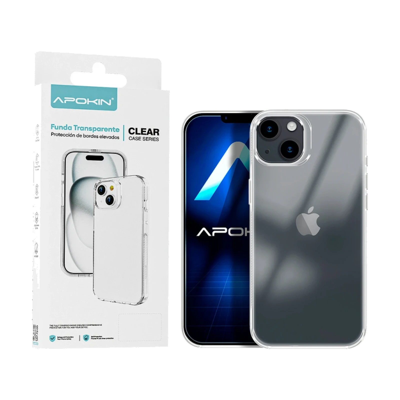 Funda Transparente ABR Antigolpe Premium iPhone 14/13