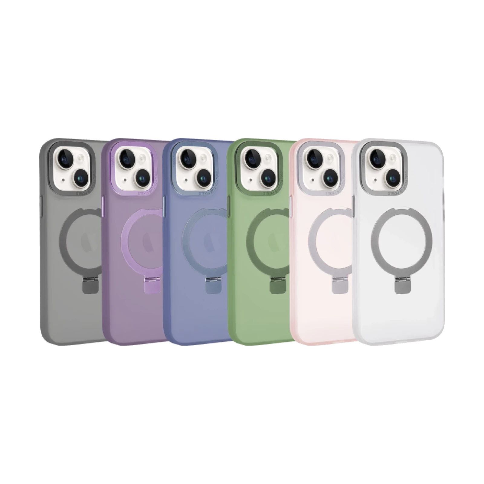 Funda Focus Con Anilla Soporte para iPhone 15 Plus