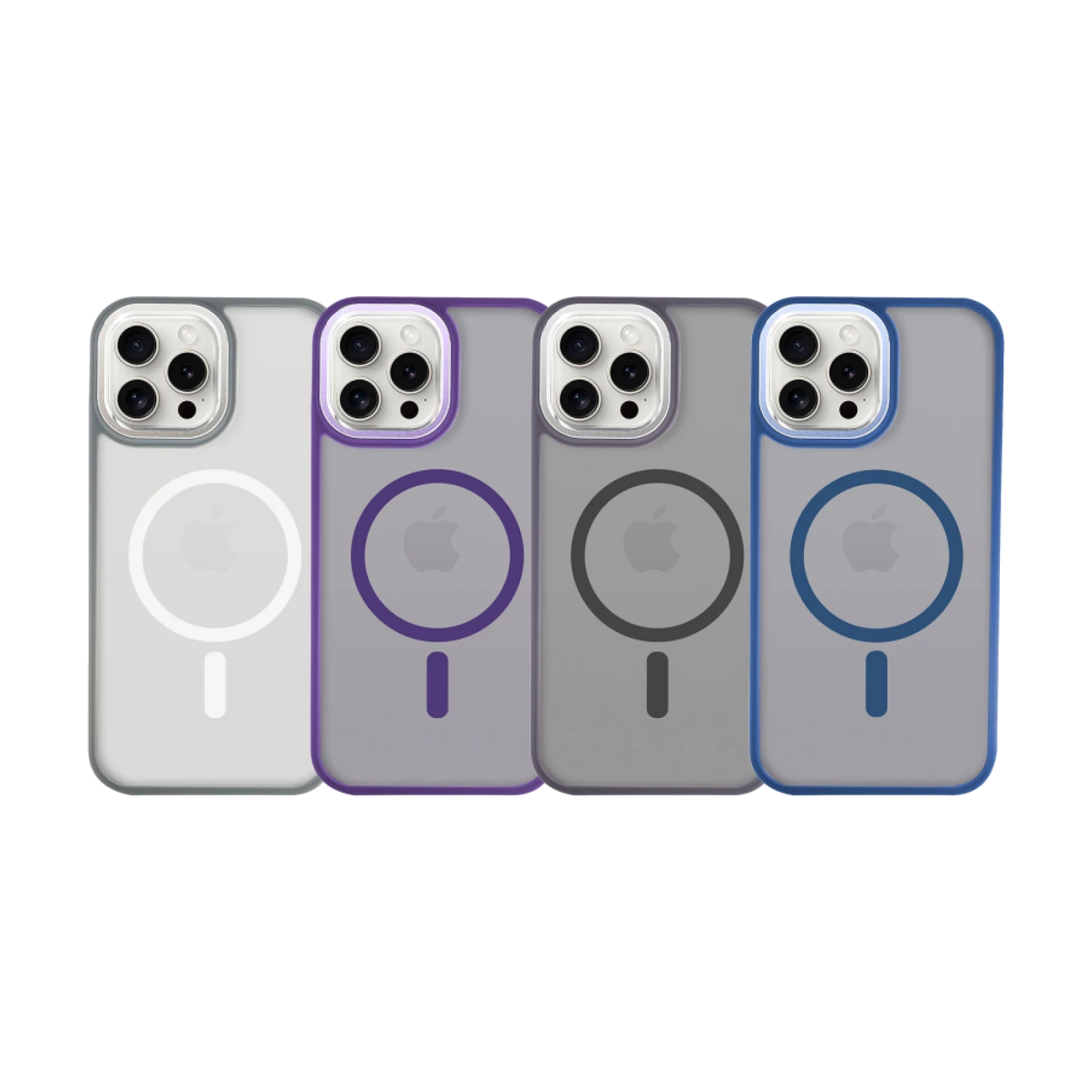 Funda Premium Smoked Magsafe Aluminio para Iphone 14 Pro Max