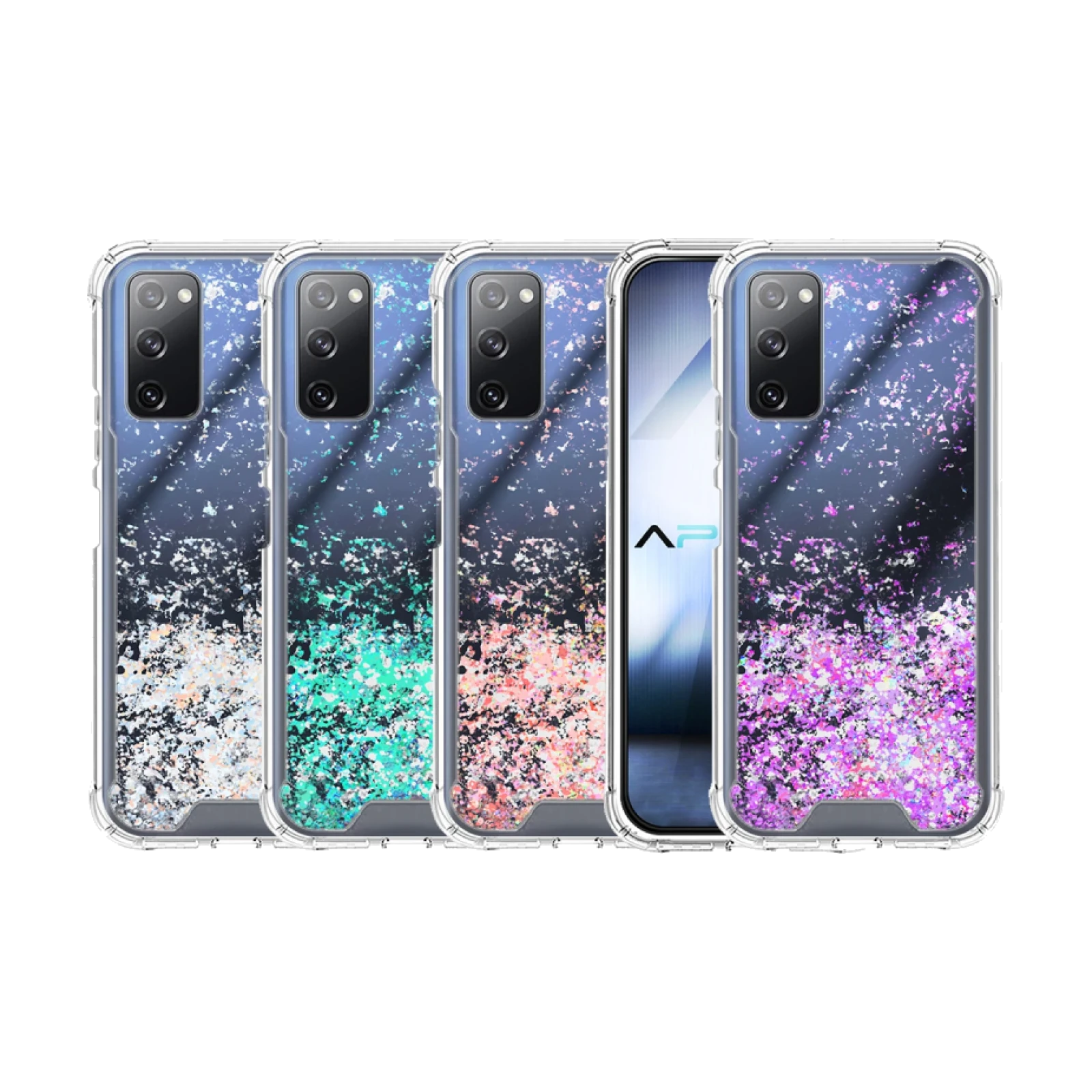 Funda Gel transparente purpurina Samsung S20 FE