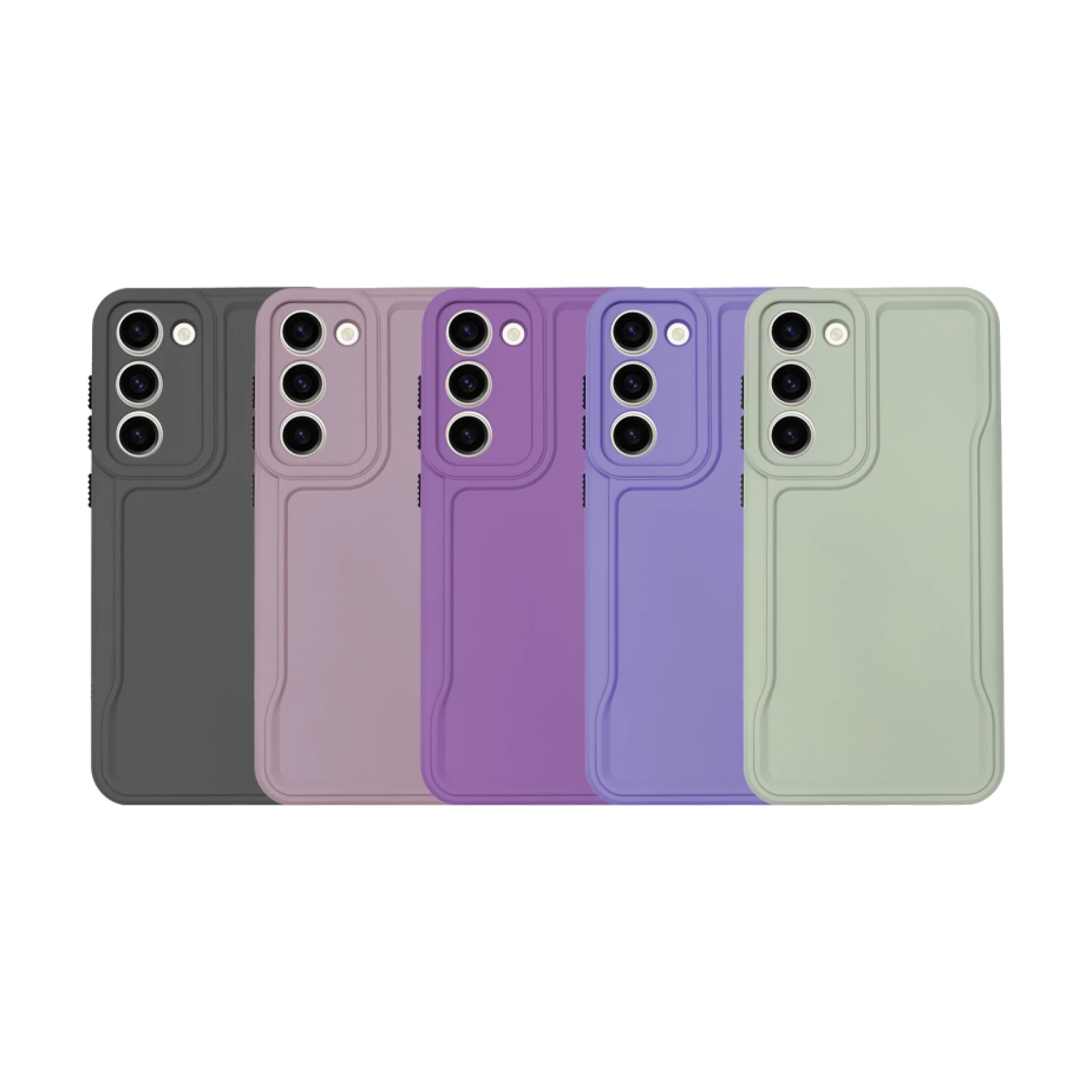 Funda Silicona Antigolpes con Cubre Camara para Samsung S23 Plus en
