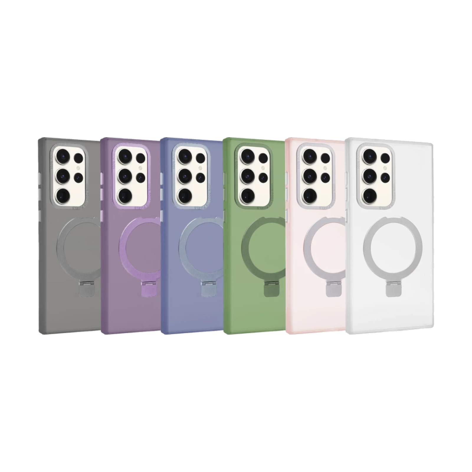 Funda Focus Con Anilla Soporte para Samsung S23 Ultra