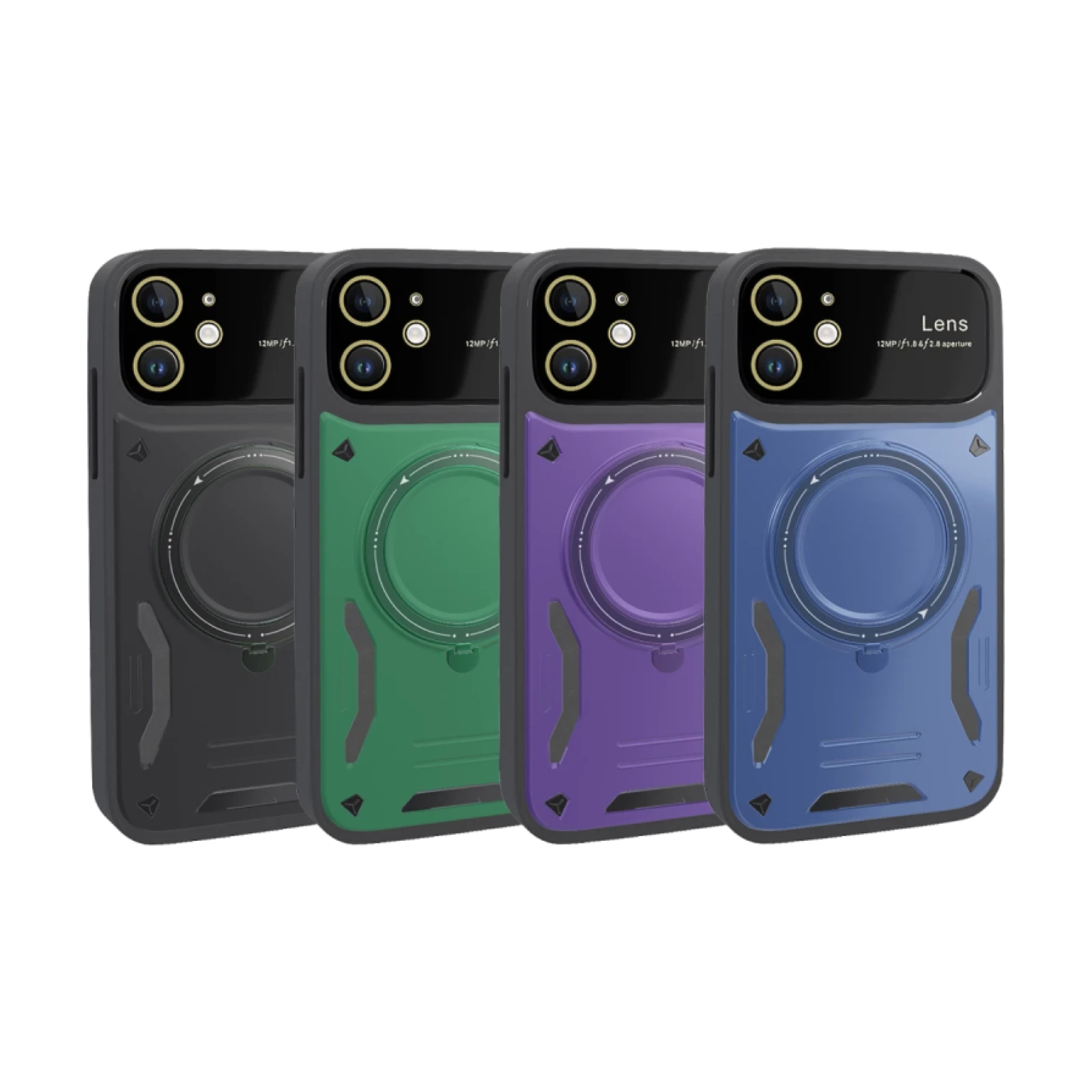 Funda Antigolpes Con Soporte iPhone 12 en