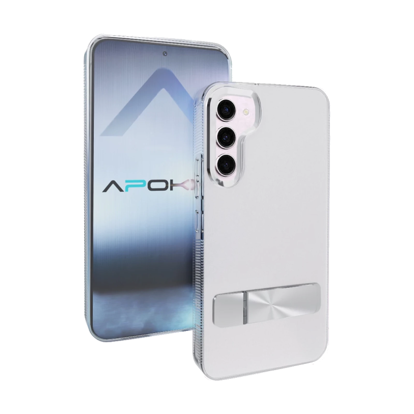 Funda transparente ABR con Soporte para Samsung Galaxy S24 Plus
