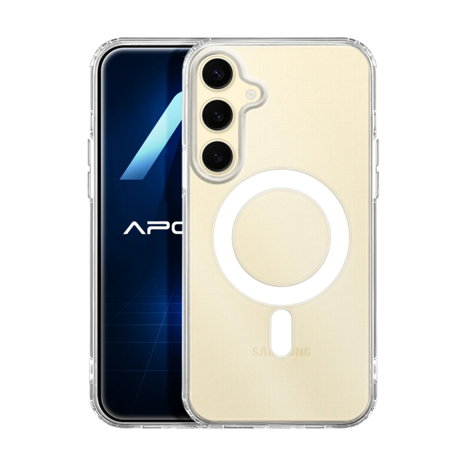 Funda transparente Premium con Magnetic para Samsung Galaxy S24 Plus