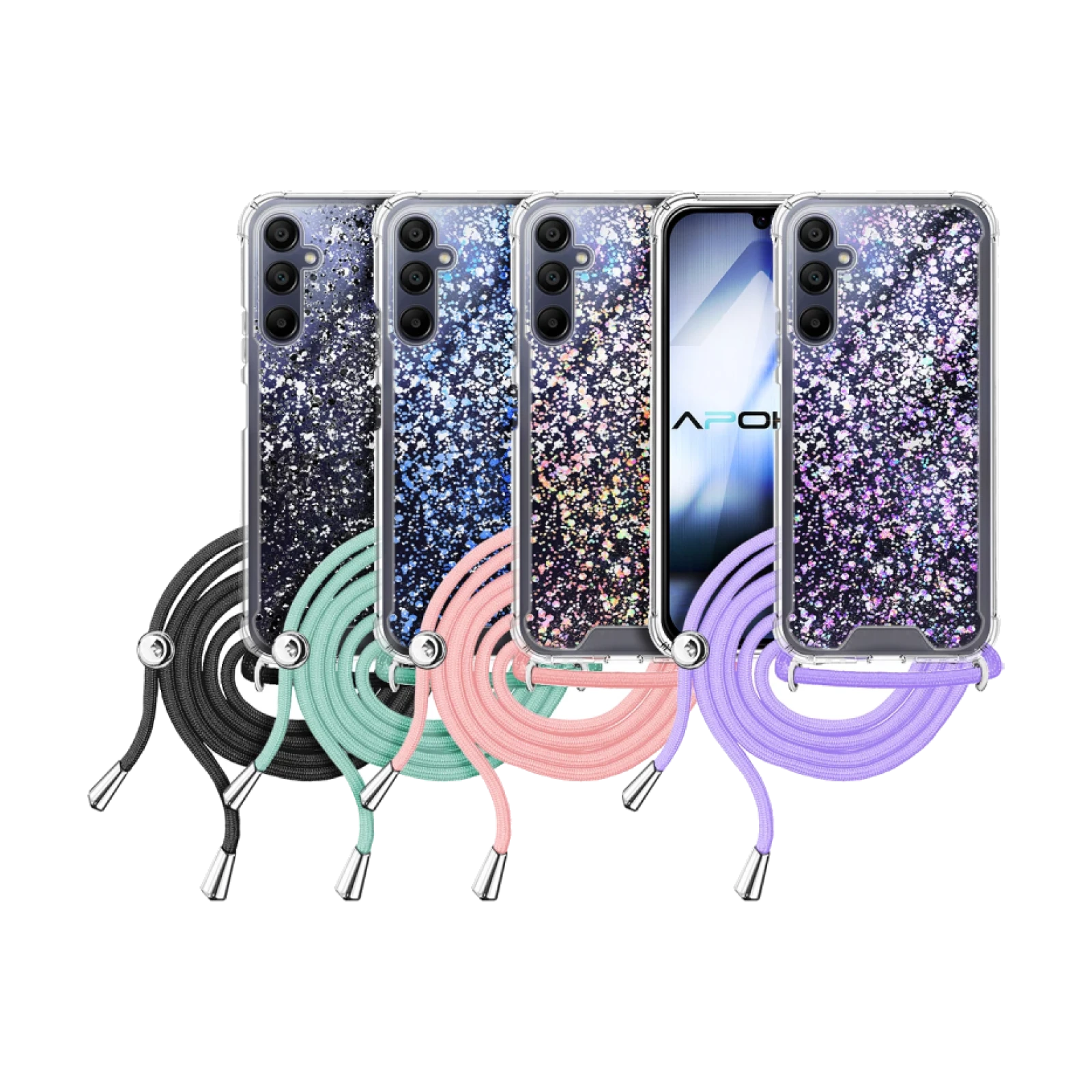 Funda Gel transparente con Cordón Samsung Galaxy A15