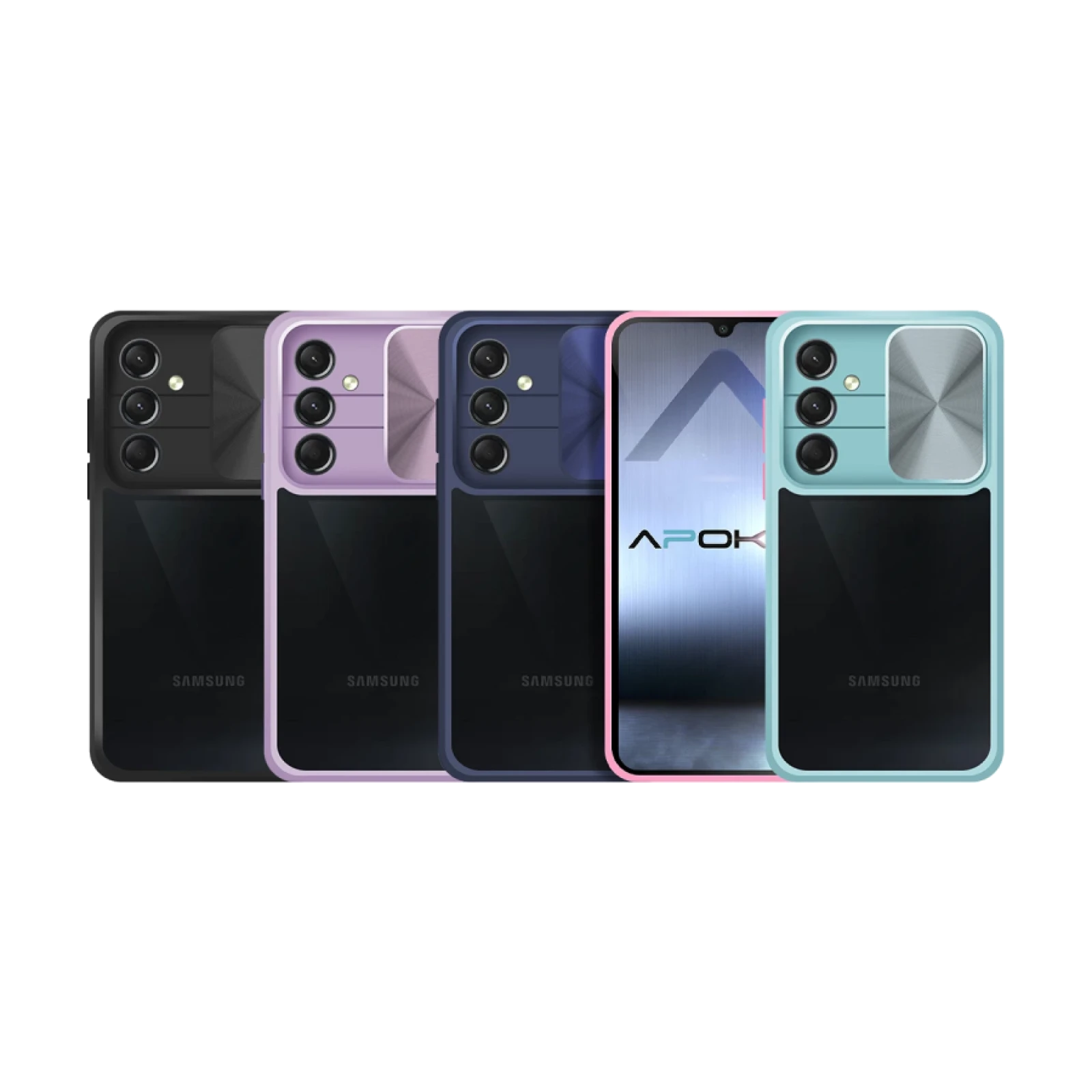 Funda Premium Anti-Golpe Gel Samsung Galaxy A35 con Cámara Cubierta Deslizante