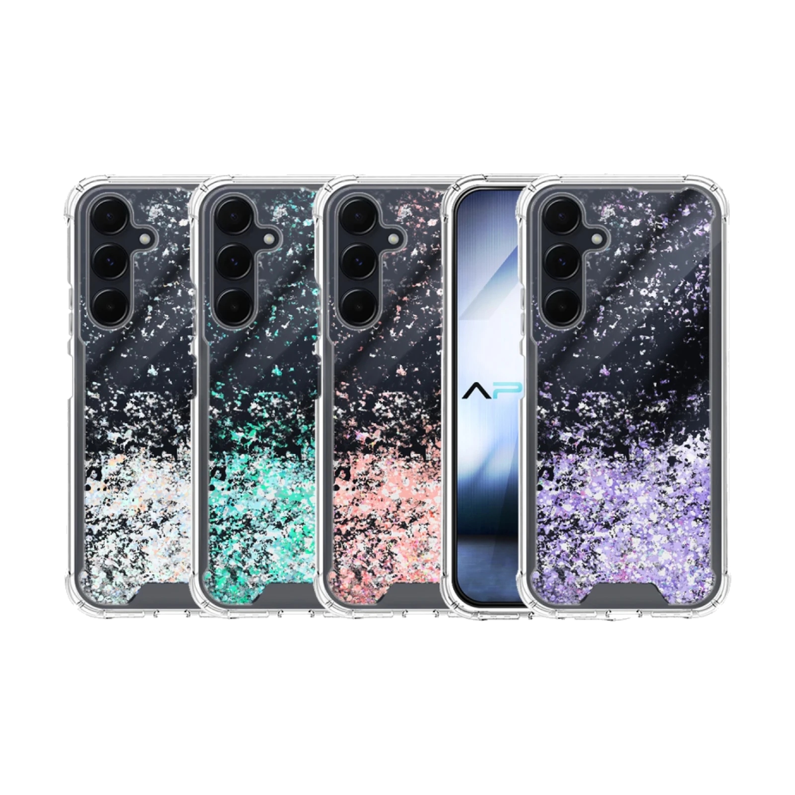Funda Gel transparente purpurina Samsung S24 Plus / S25 Plus