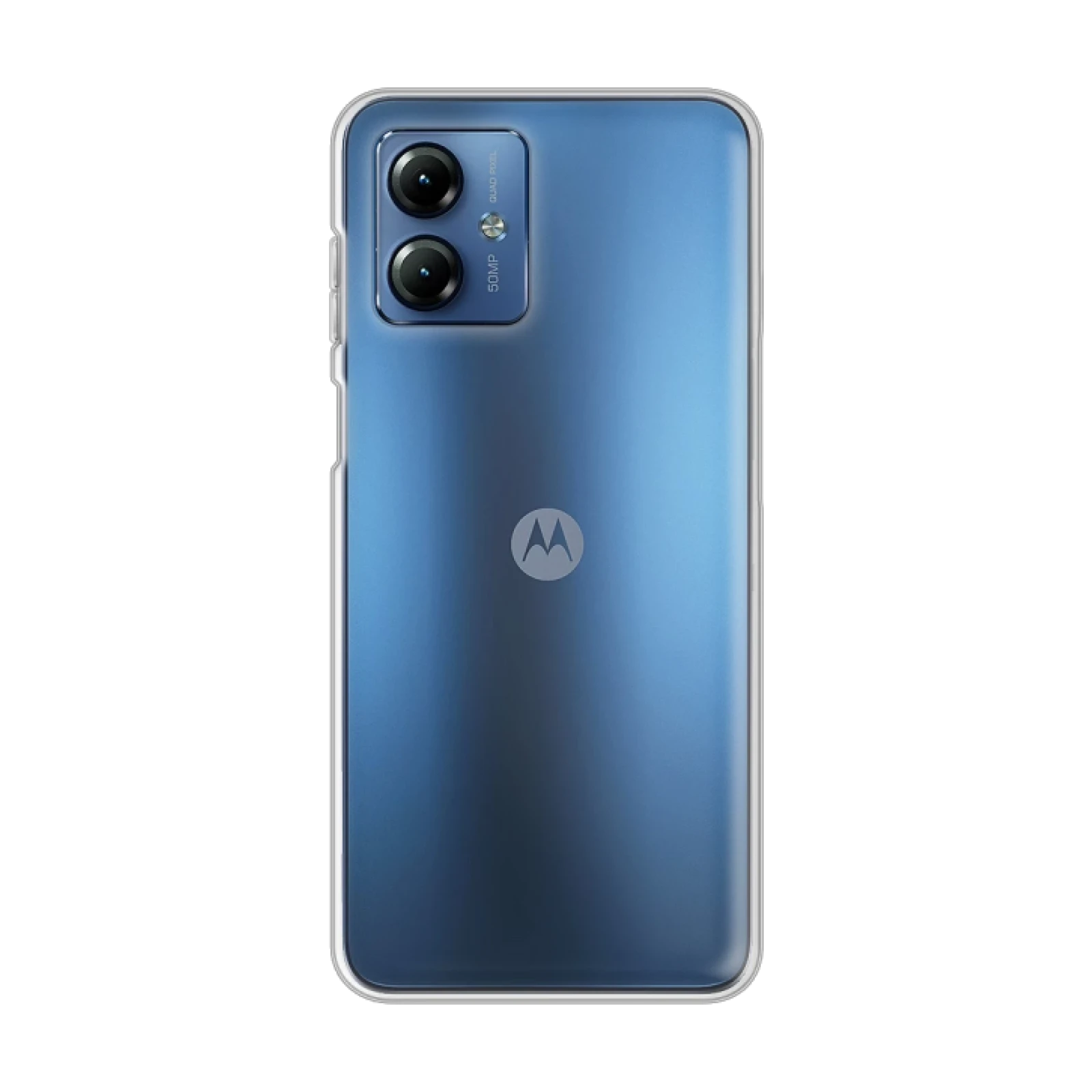 Funda Silicona Moto G14 Transparente 2.0MM Extra Grosor