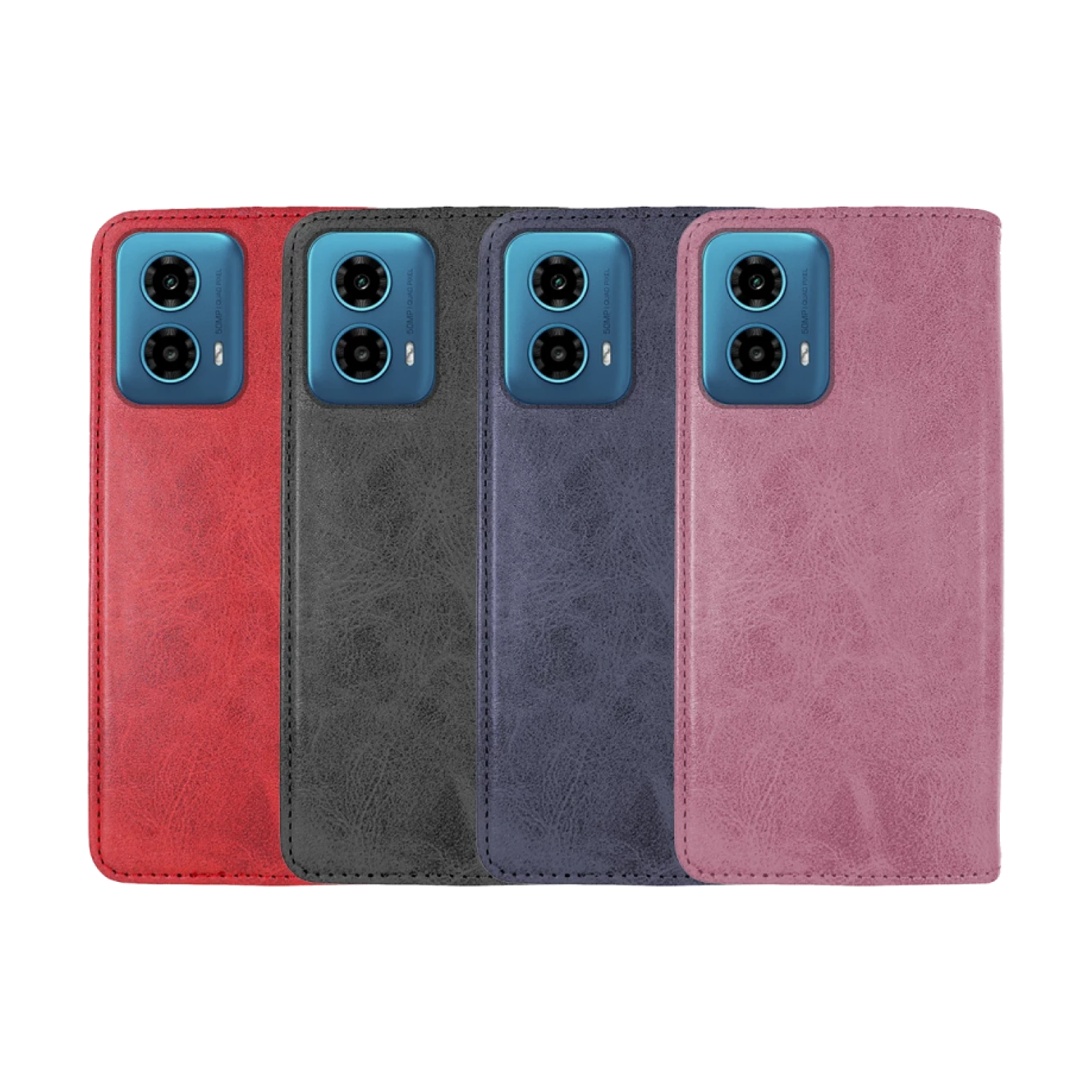 Funda Tapa con Tarjetero Moto G34 Polipiel