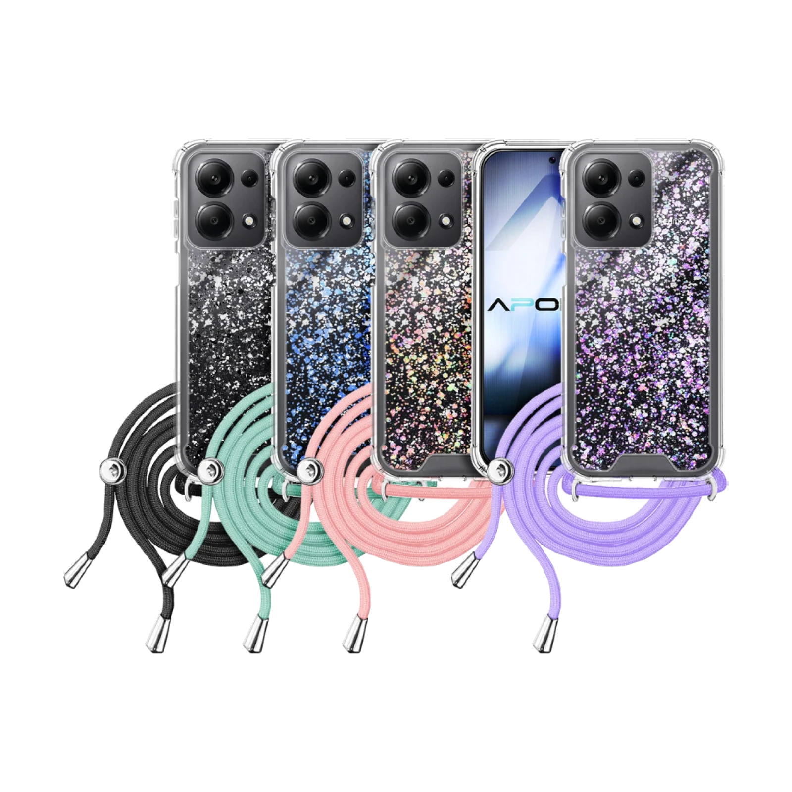 Funda Gel transparente con Cordón Xiaomi Redmi Note 13 Pro 4G