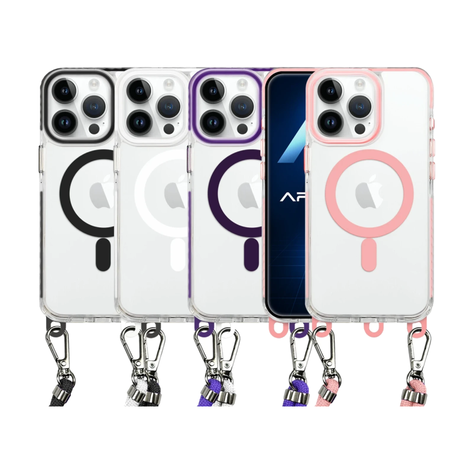 Funda Acrílica Transformable con Cordón iPhone 14 Pro Max