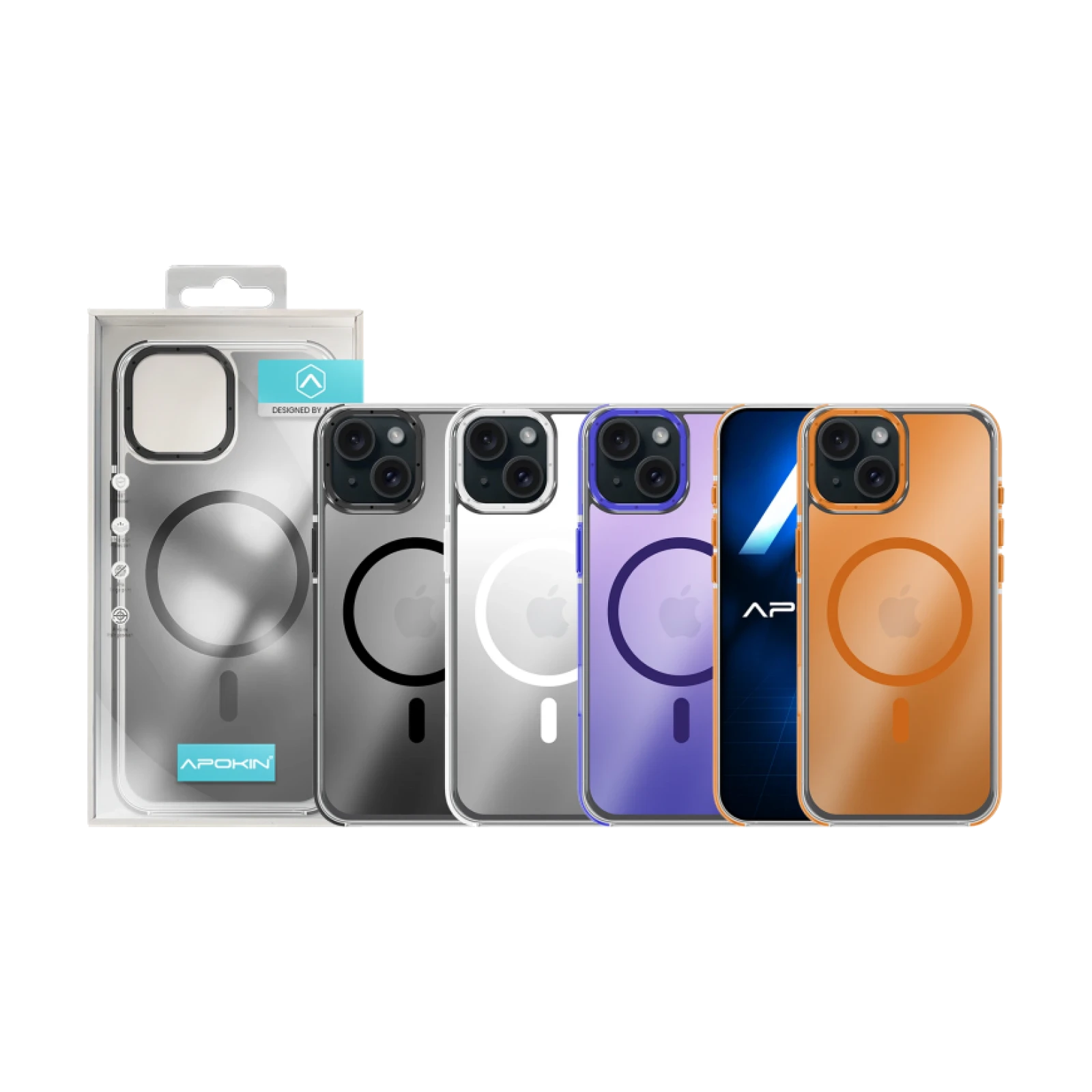 Funda Camaleon Apokin iPhone 15 Magsafe