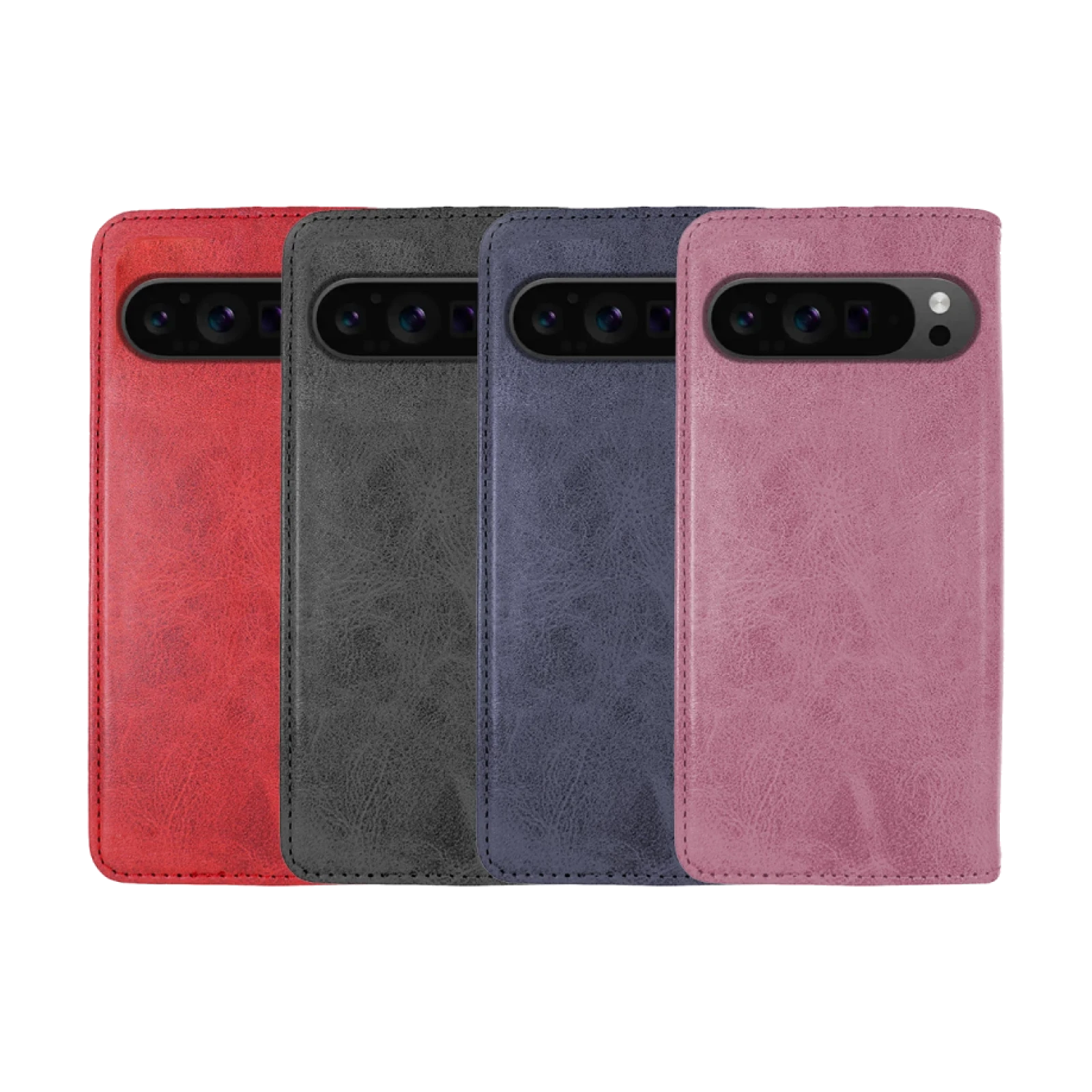 Funda Tapa con Tarjetero Google Pixel 9 Pro Polipiel