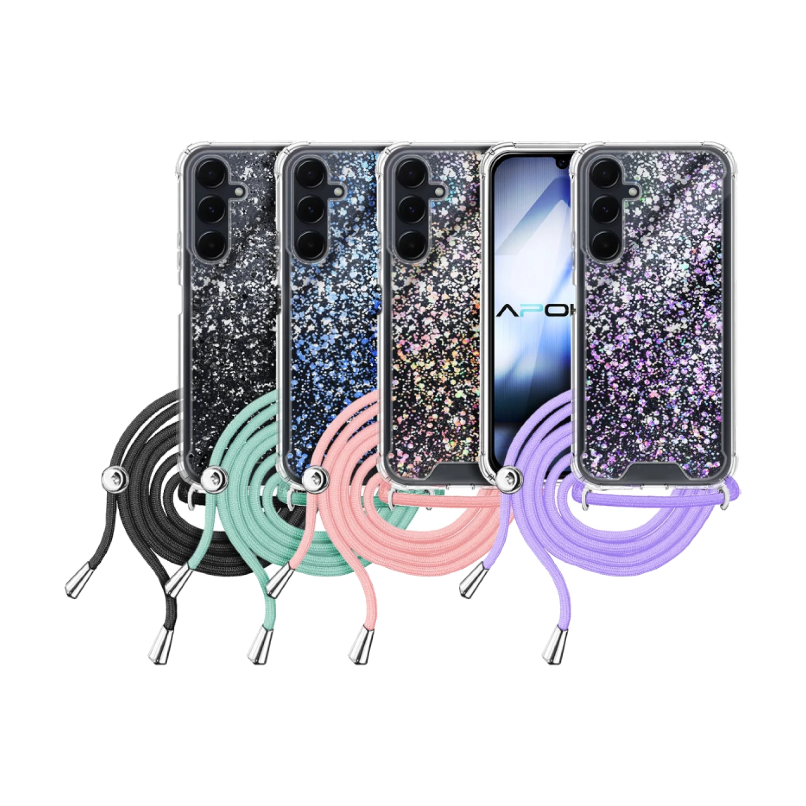 Funda Gel transparente con Cordón Samsung Galaxy S24/S25