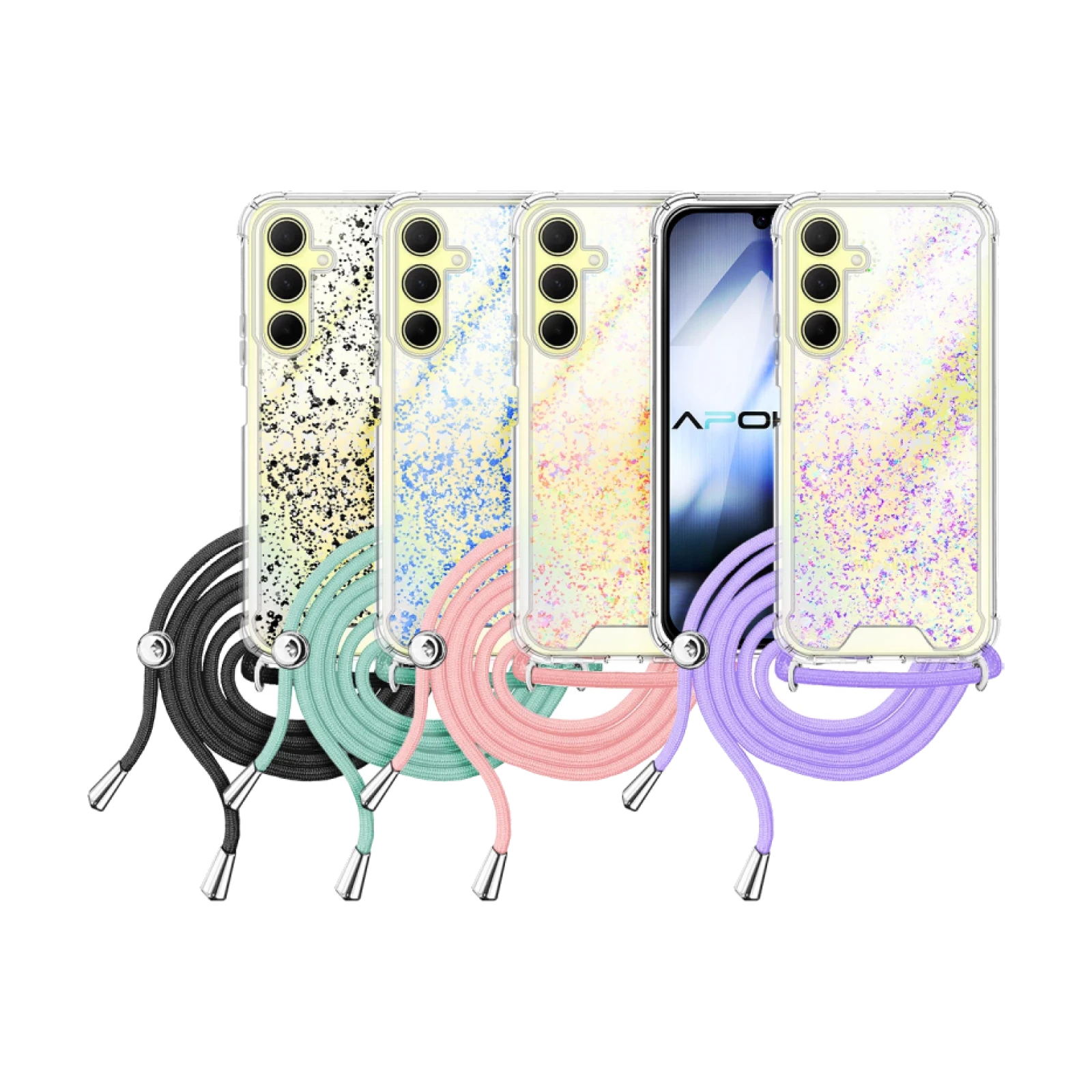 Funda Gel transparente con Cordón Samsung Galaxy A25