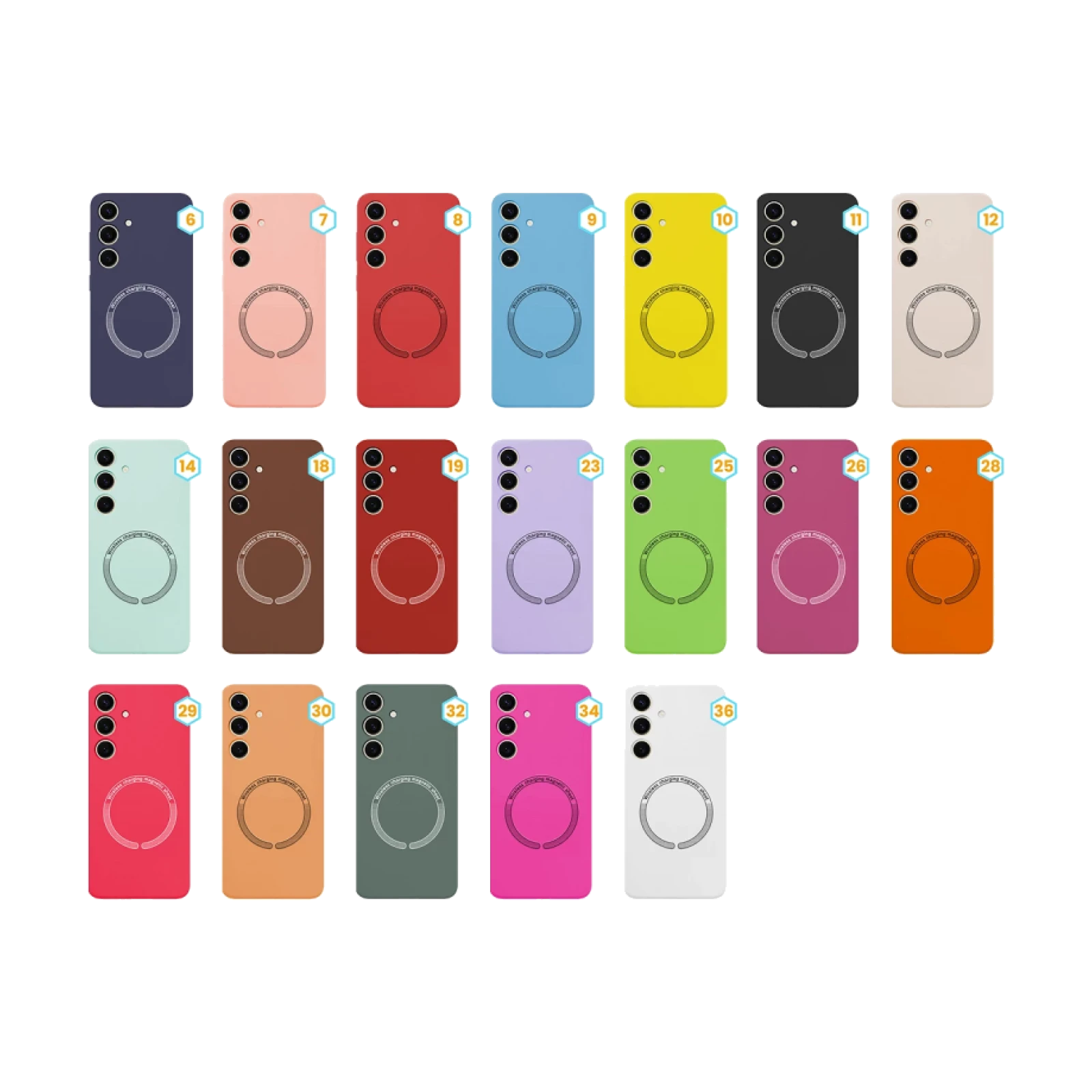 Funda Silicona Liquida con Magsafe para Samsung Galaxy S24 Plus