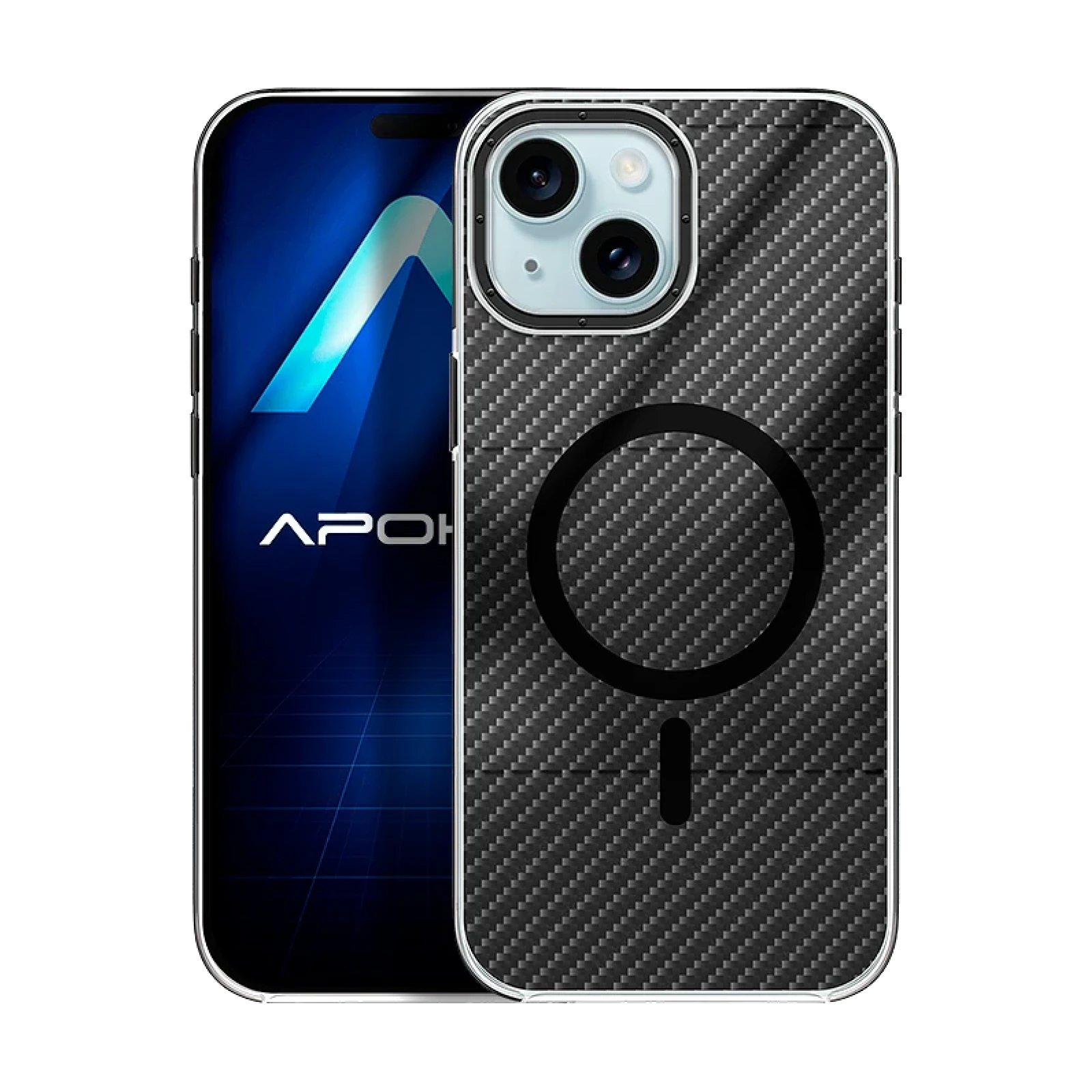 Funda Carbono con Magsafe iPhone 15 Plus Magsafe