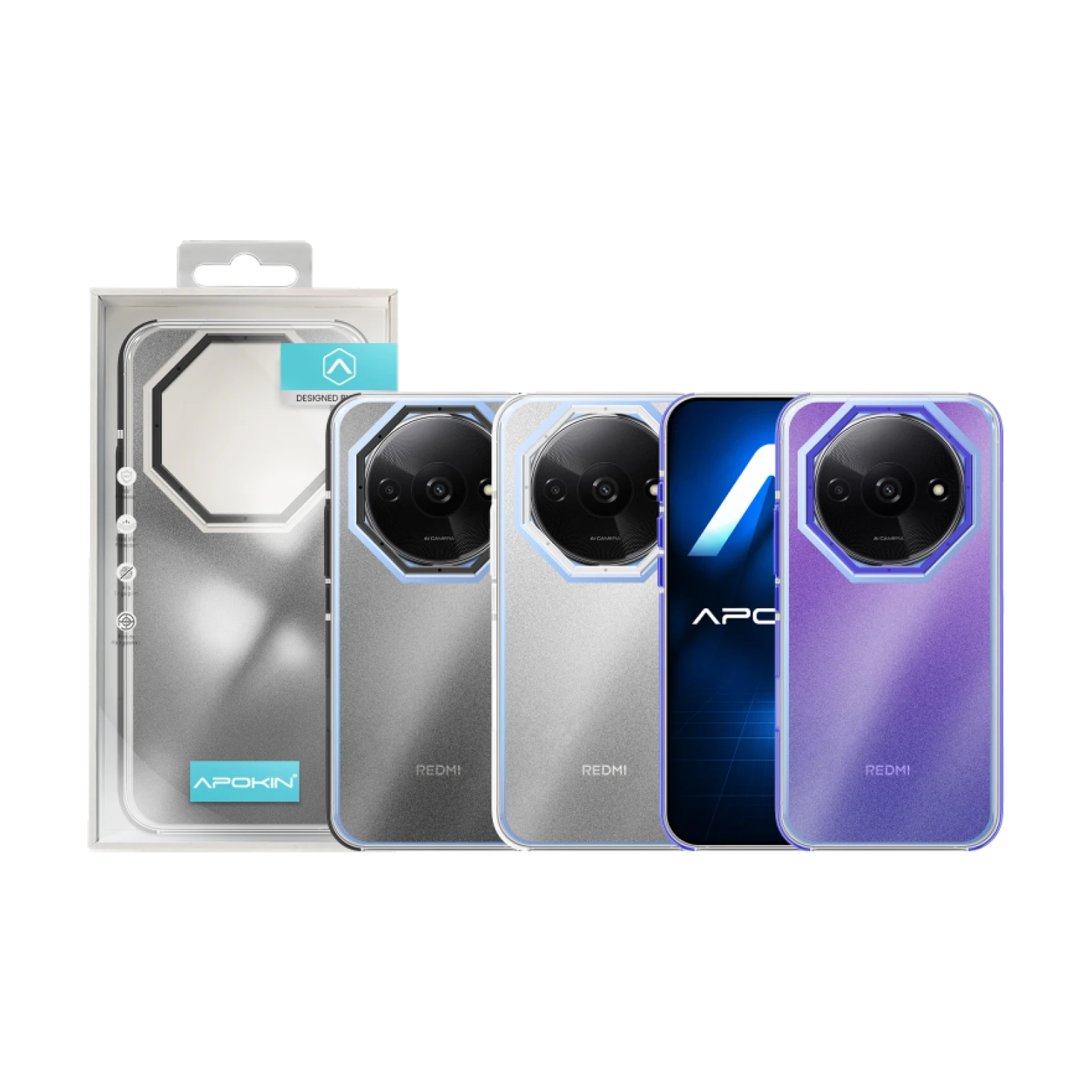 Funda Purpurina Apokin Xiaomi Redmi A3