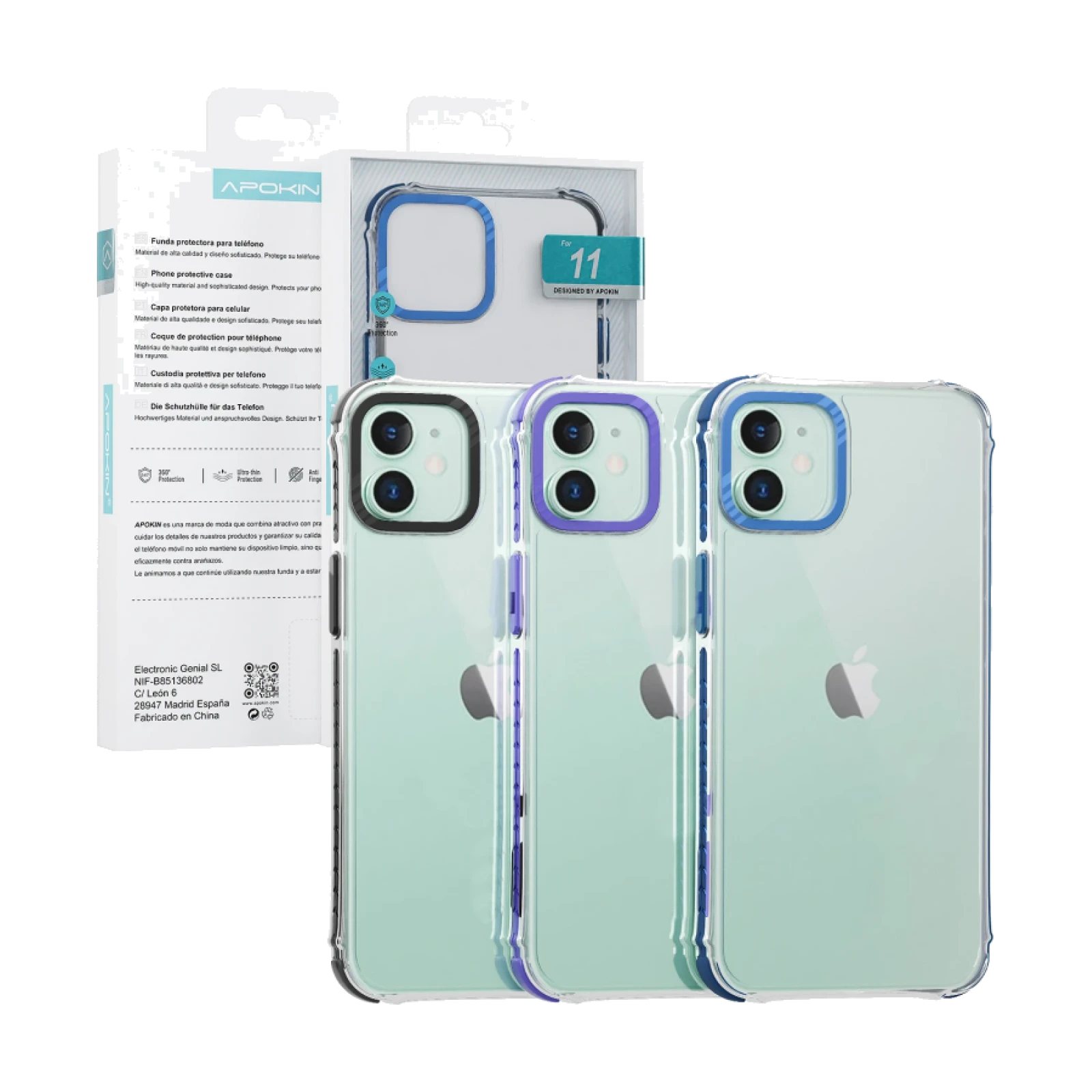 Funda Apokin Rock iPhone 11 3-Color