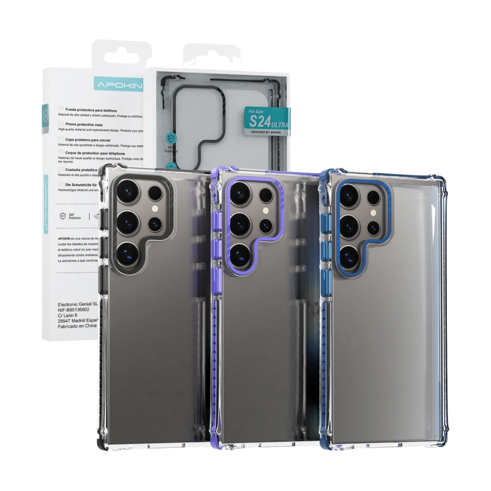 Funda Apokin Rock Samsung S24 Ultra 3-Color