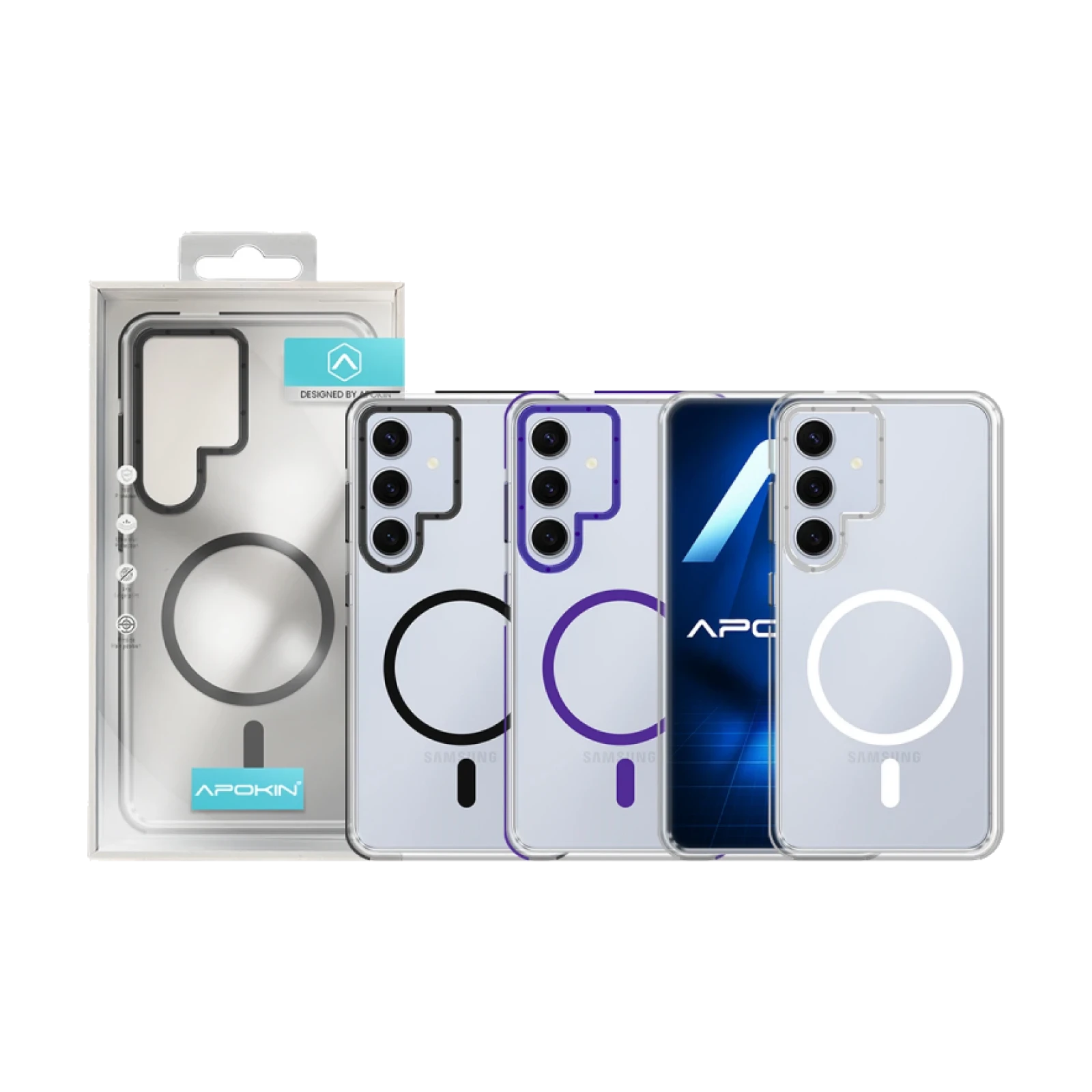 Funda Apokin Reforzada Con Magsafe Samsung Galaxy S24/S25