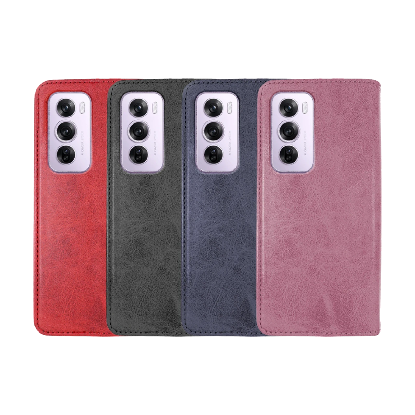 Funda Tapa con Tarjetero Oppo Reno 12 Pro Polipiel