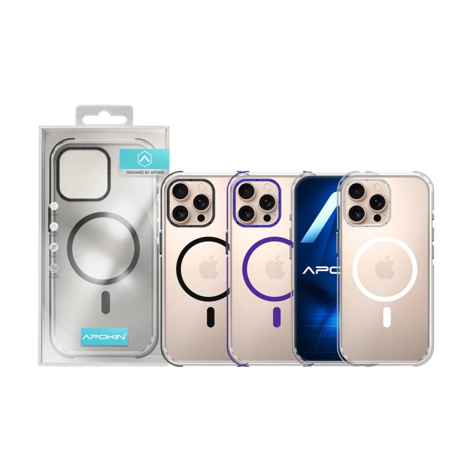 Funda Apokin Reforzada Con Magsafe iPhone 15 Pro Max